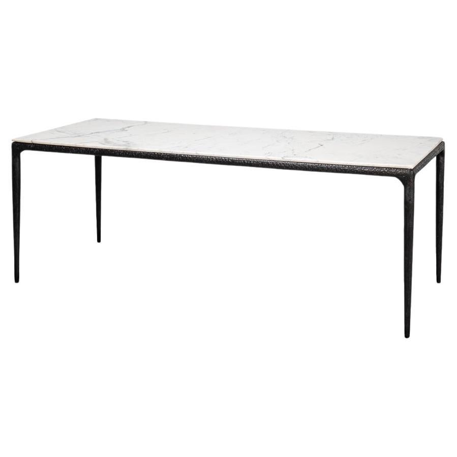 Counter Height Marble Dining Table