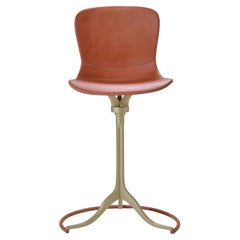 Counter-Height Swivel Chairs with Ring 'Vieux Rose', by P. Tendercool