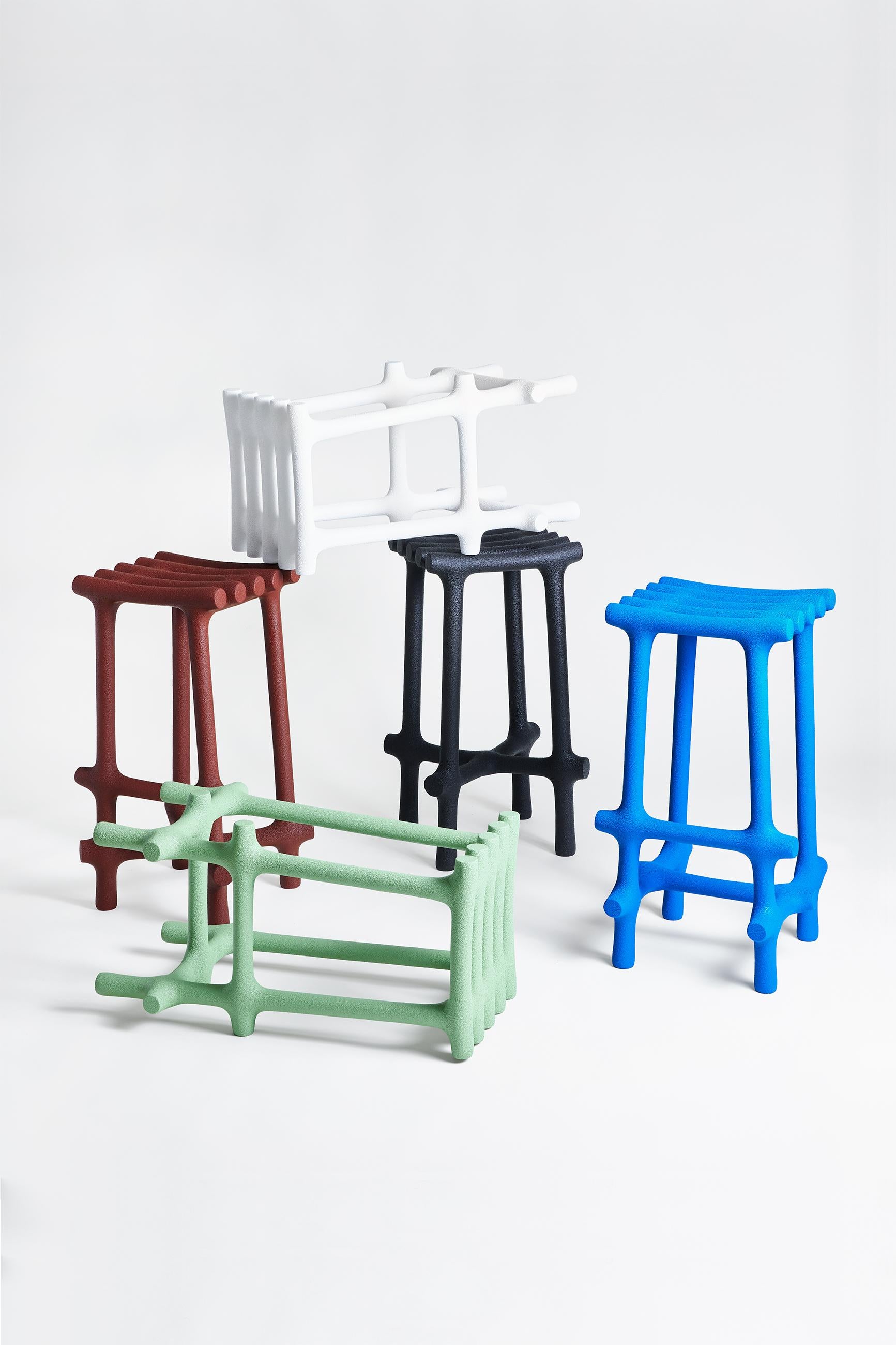 Contemporary Counter High Stool by Hot Wire Extensions For Sale