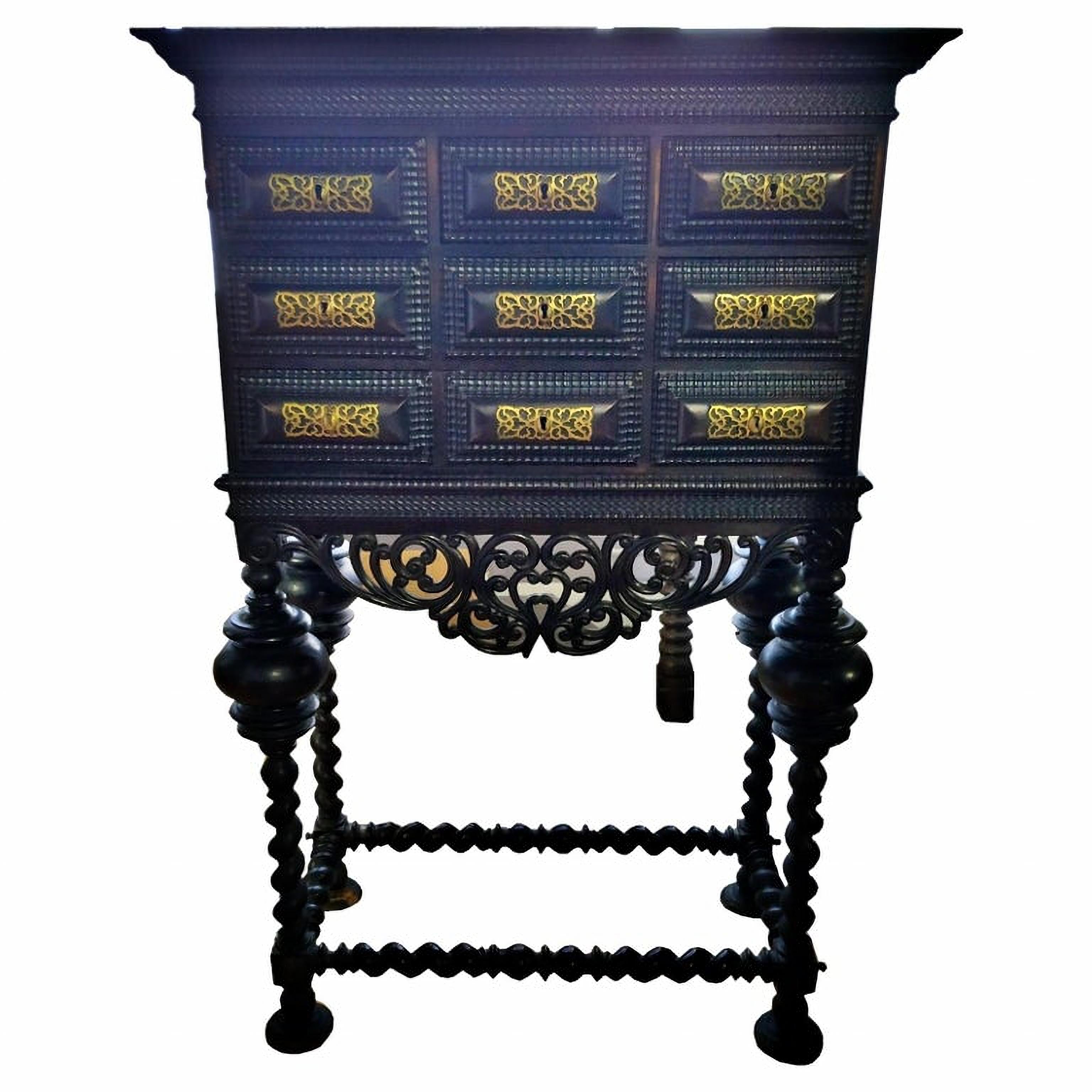 Counter / Portuguese Cabinet 19th Century In Good Condition For Sale In Madrid, ES
