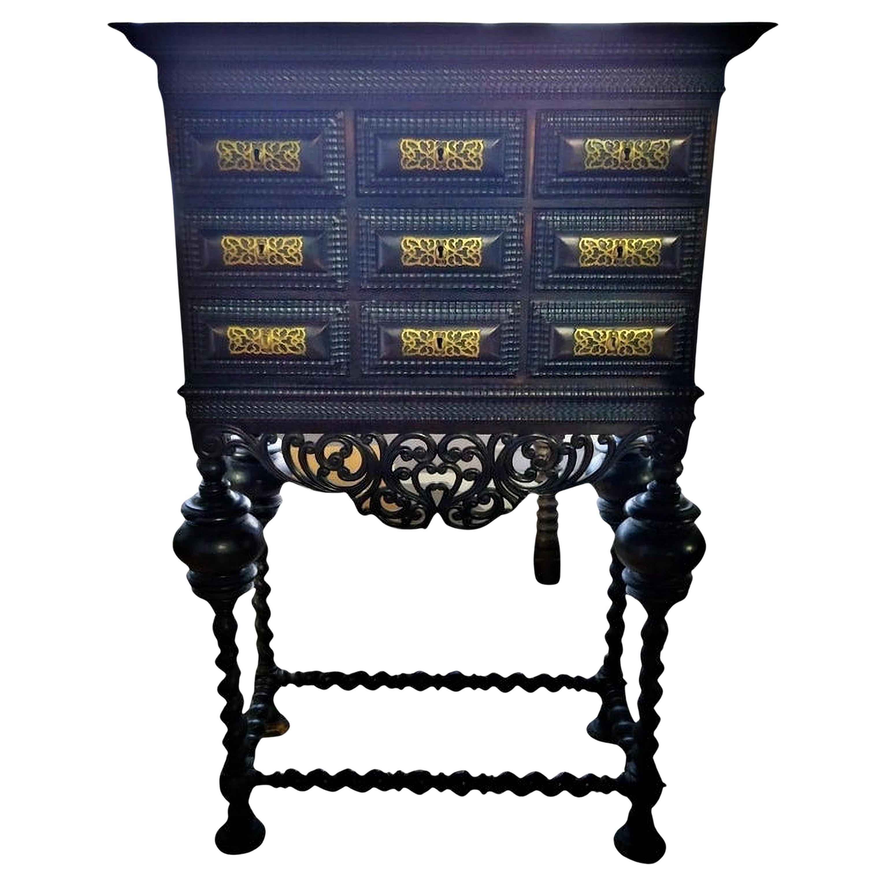 Counter / Portuguese Cabinet 19th Century