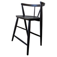 Counter Stool by Fuugs in Blackened Oak