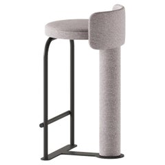 Counter Stool Fox by Woo in Grey colour by Fabric Admiral