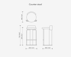 Thekenhocker Fox aus Abaca 00