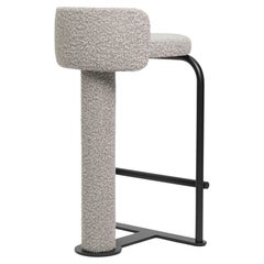 Counter Stool Fox in Boucle Fabric by Woo
