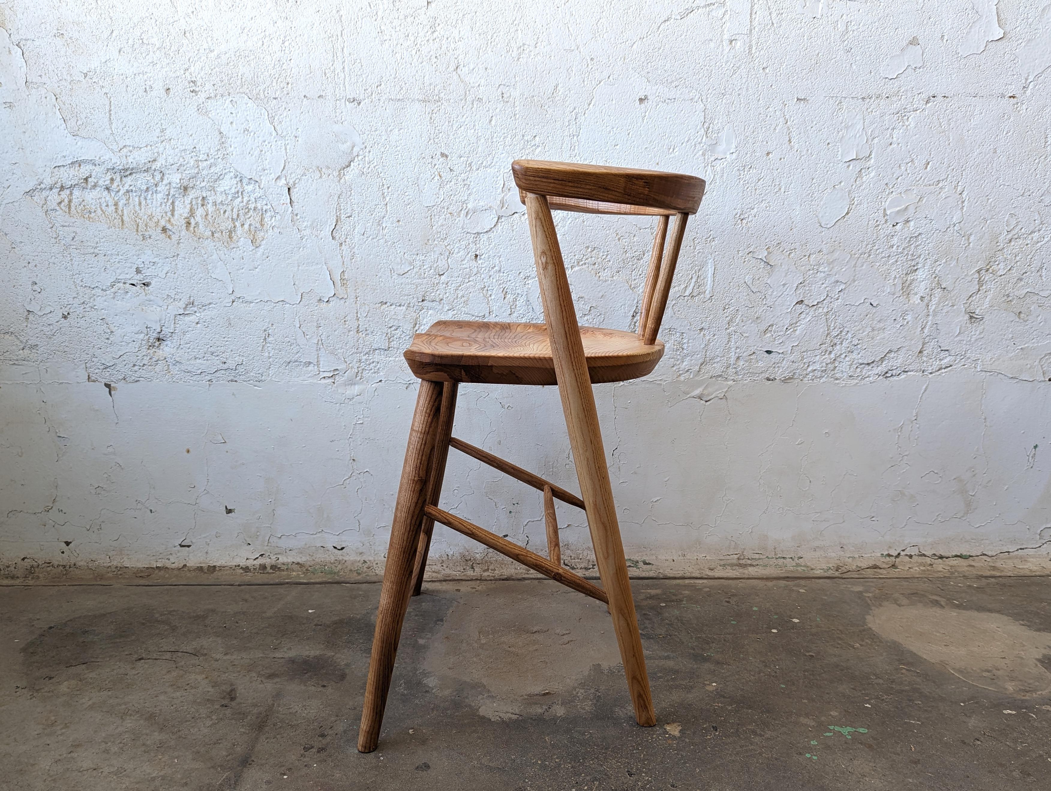Counter Stool in Ash In New Condition For Sale In Philadelphia, PA