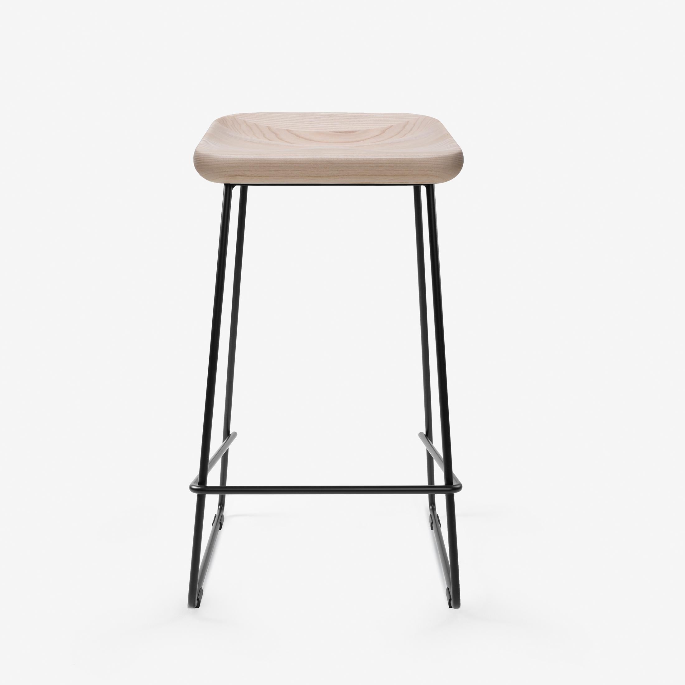 Counter Stool Wave – Solid Wood Seat and Steel Frame for Modern Interiors

The Counter Stool Wave features a solid wood seat paired with a durable steel frame, offering a stylish and functional seating solution for kitchens, bars, and dining areas.