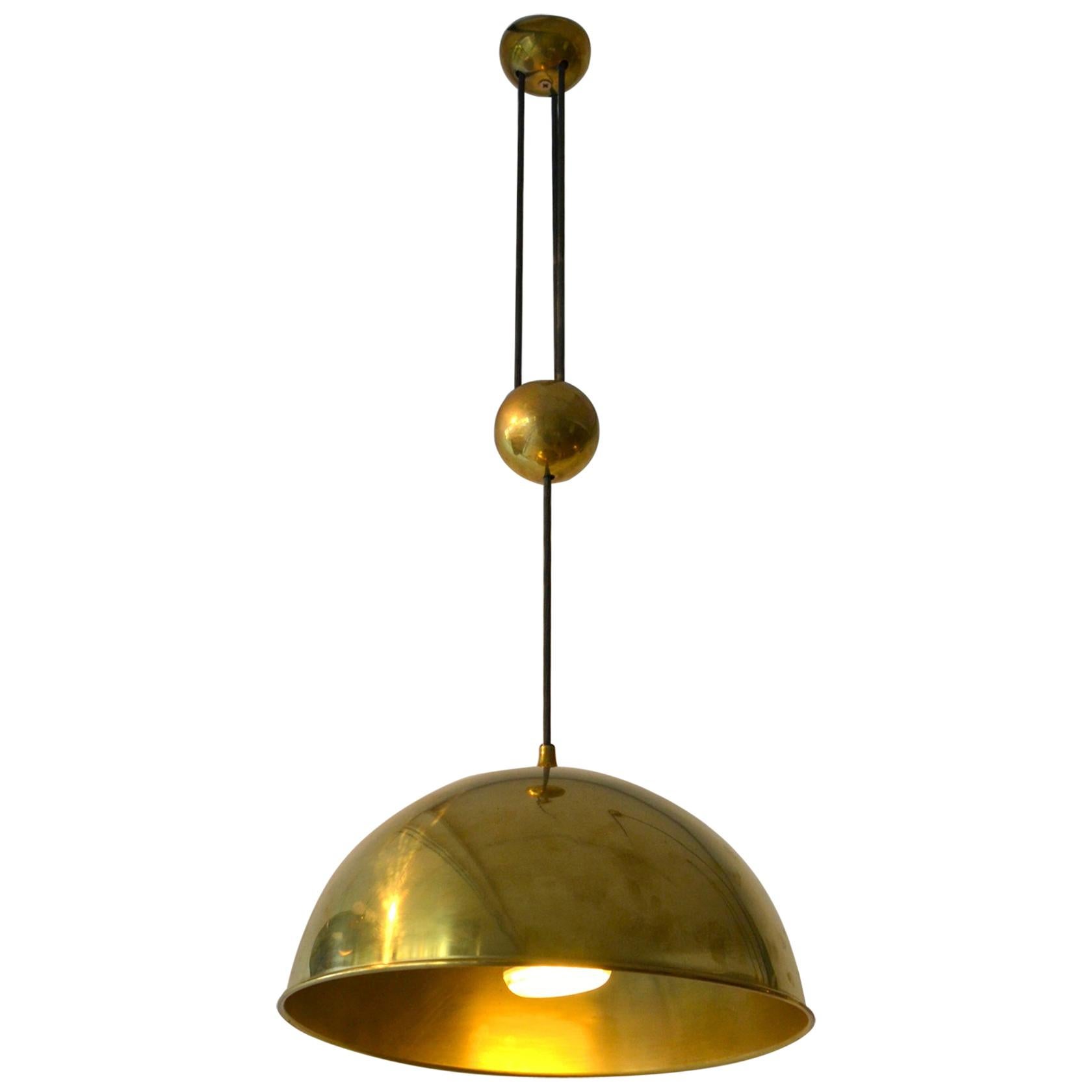 Brass Pendant 'Posa' Center Weight by Florian Schulz