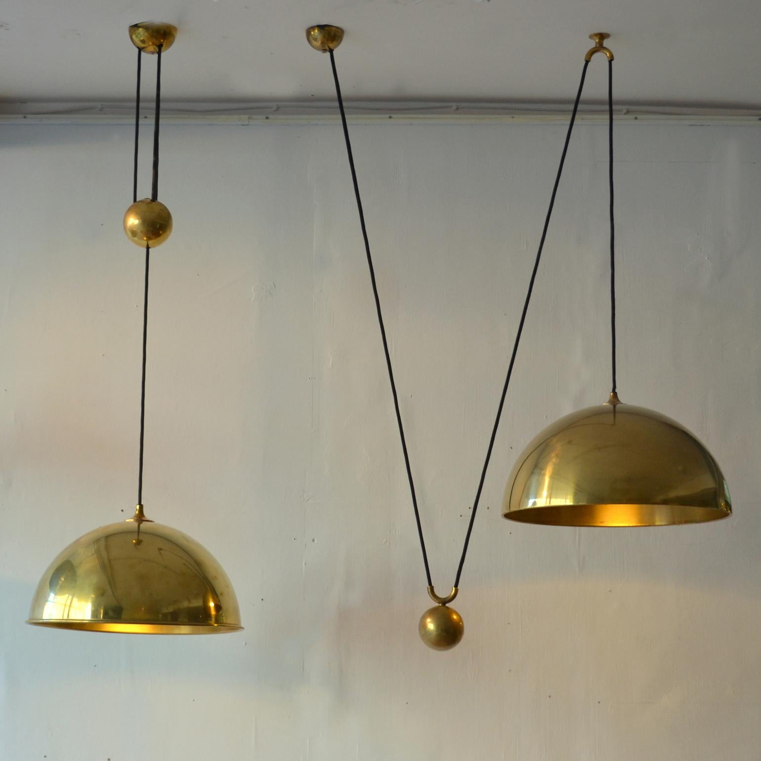 Counterbalance Brass Pendant 'Posa' Side Weight by Florian Schulz In Excellent Condition In London, GB