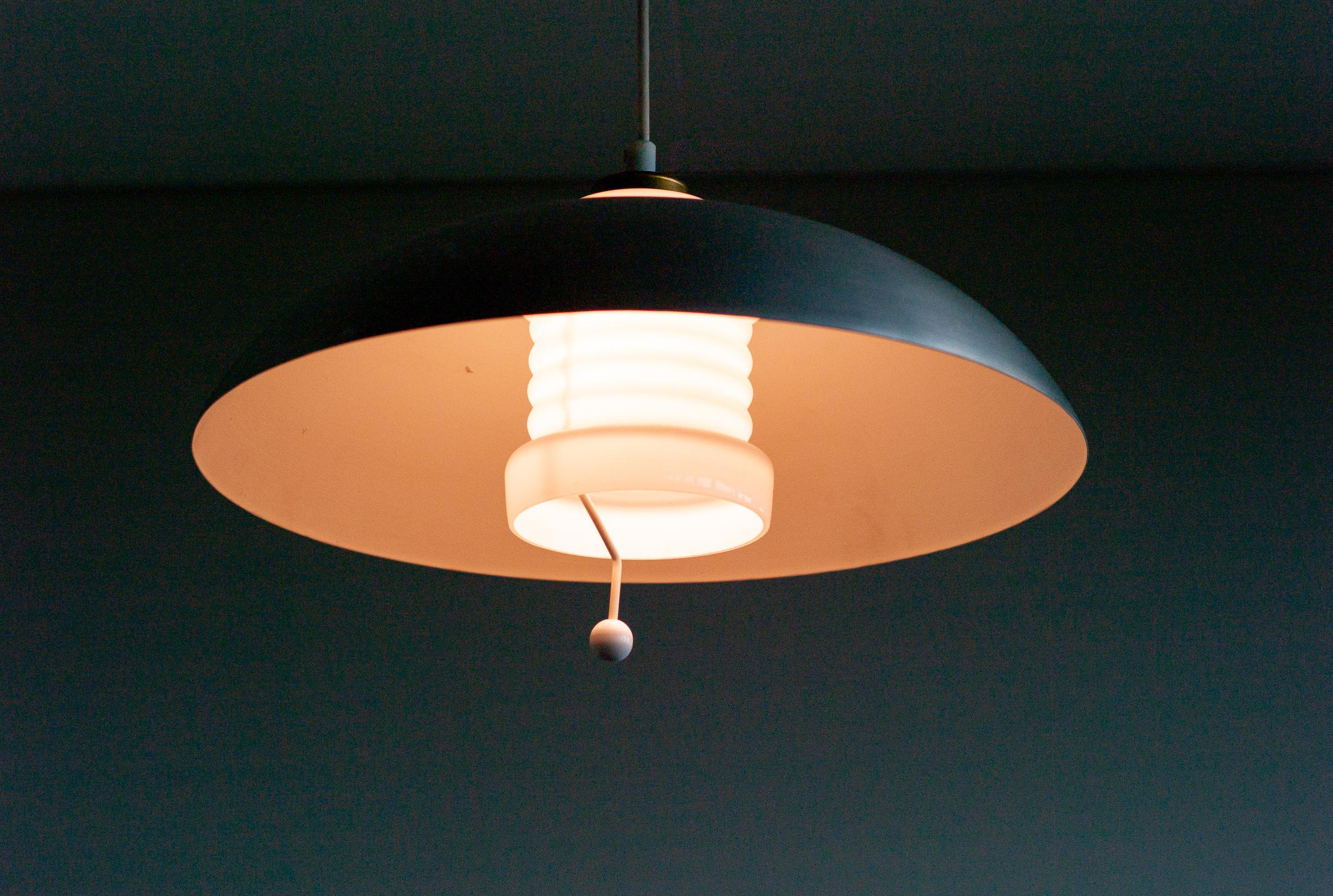 Scandinavian Modern Counterbalance Pendant Lamp by Nordiska Kompaniet, NK, Sweden For Sale