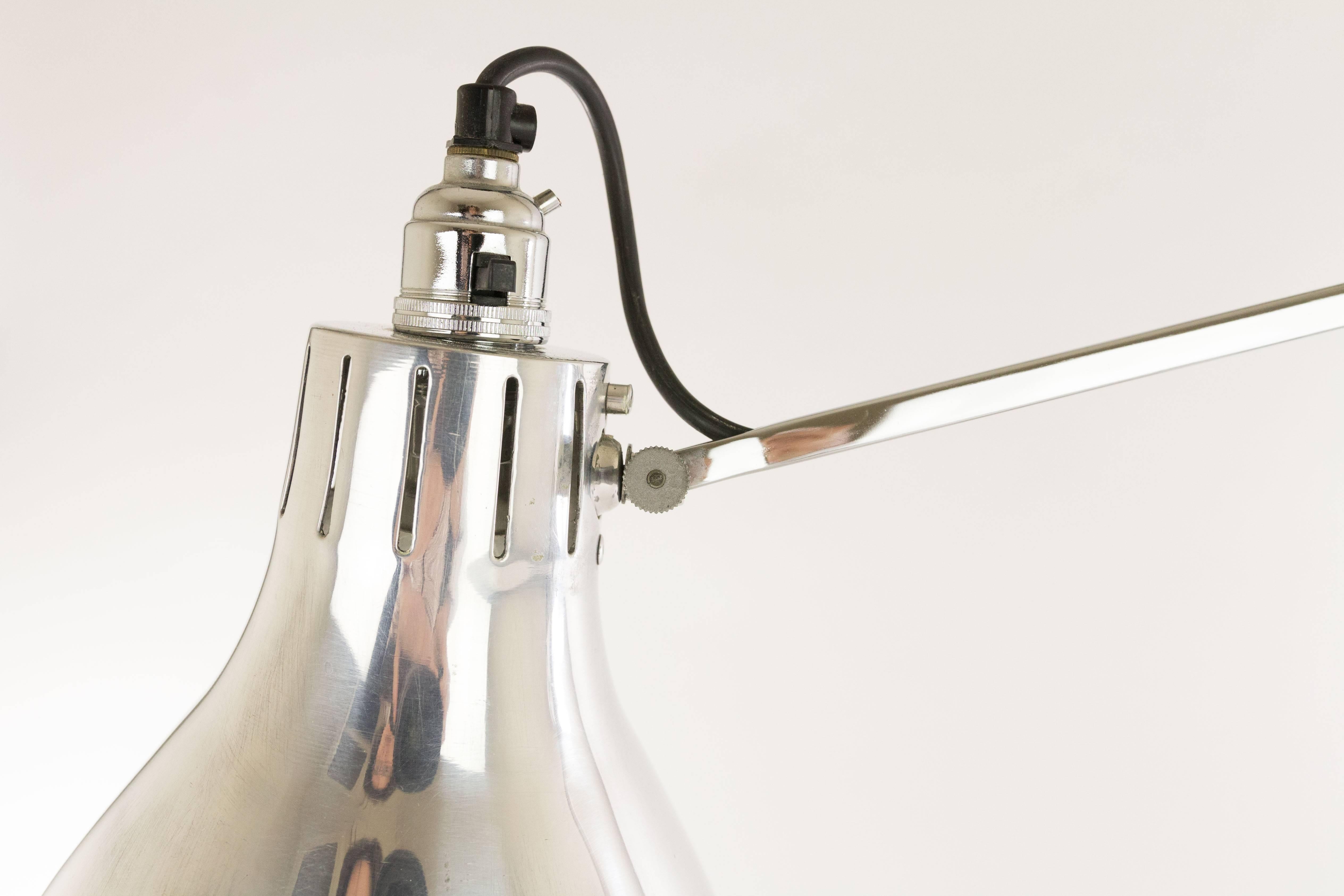 British Counterweight Desk Lamp by Hadrill & Horstmann Attributed, 1930s