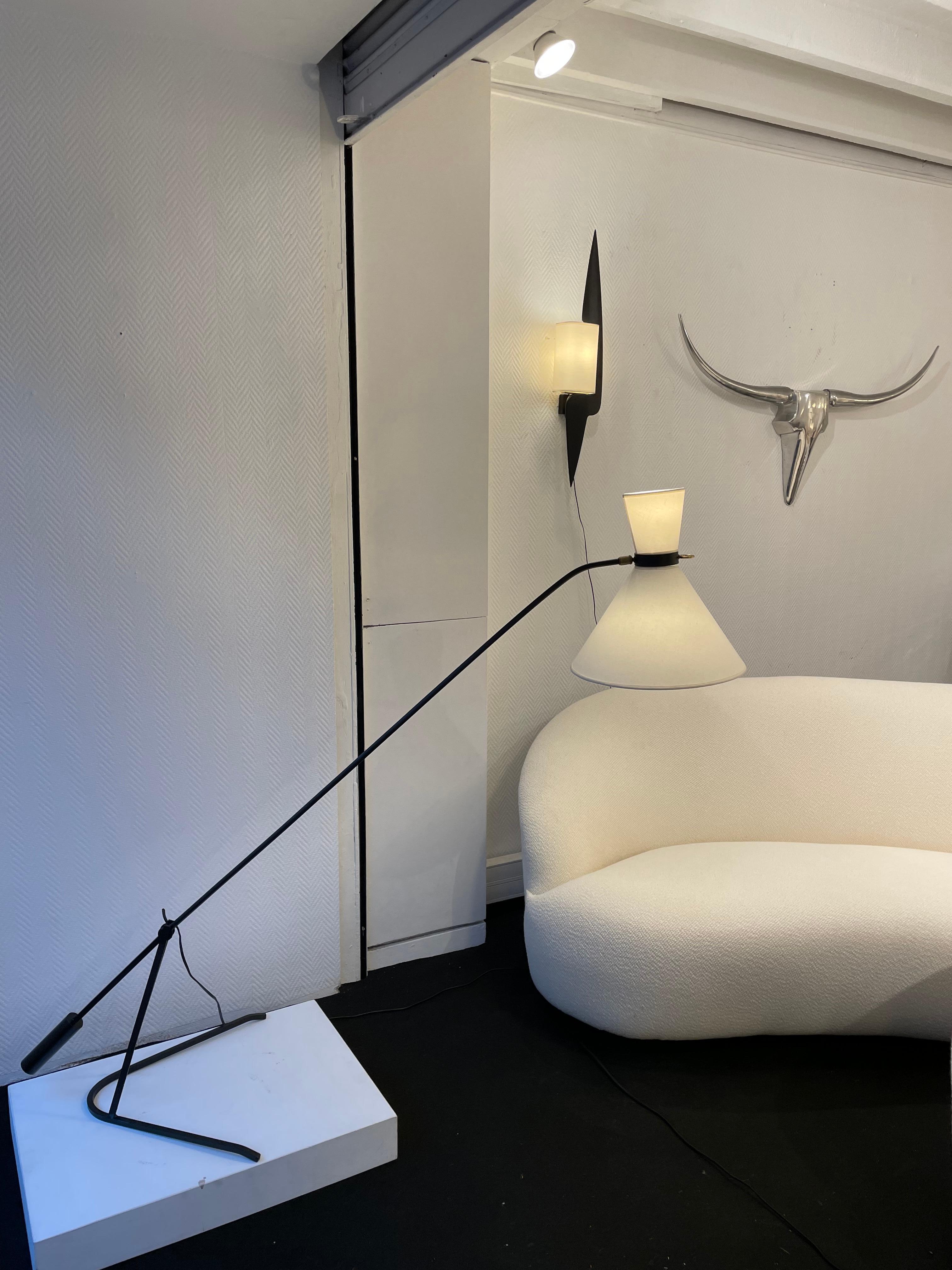  Counterweight Floor Lamp by Arlus For Sale 8