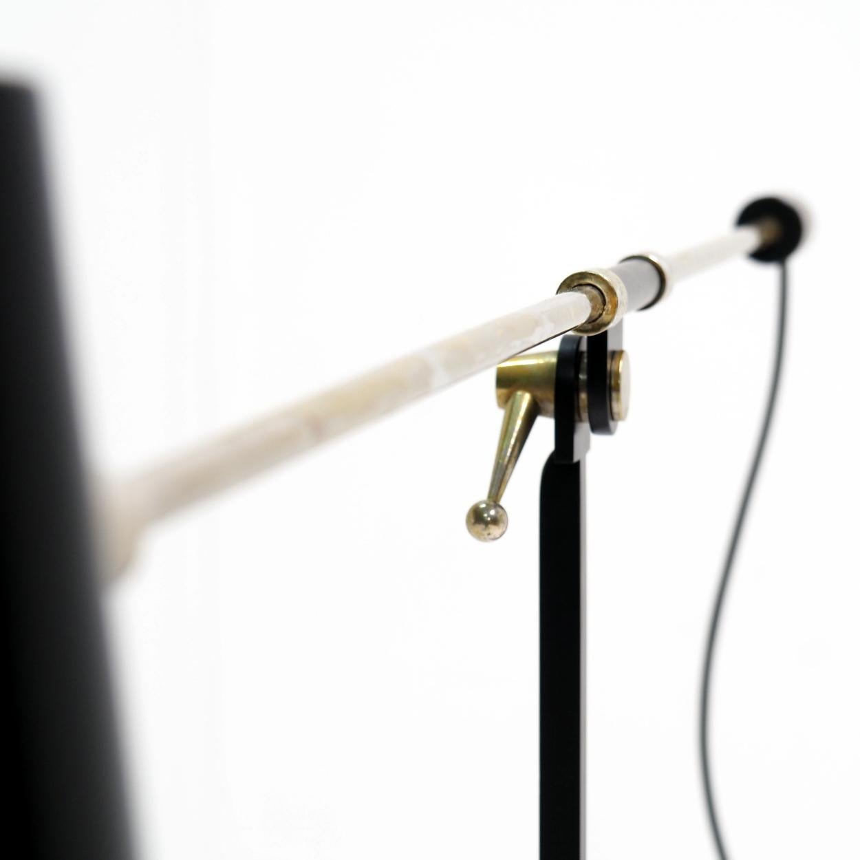 Counterweight Floor Lamp Produced by Boulanger, Belgium In Good Condition For Sale In Beerse, VAN