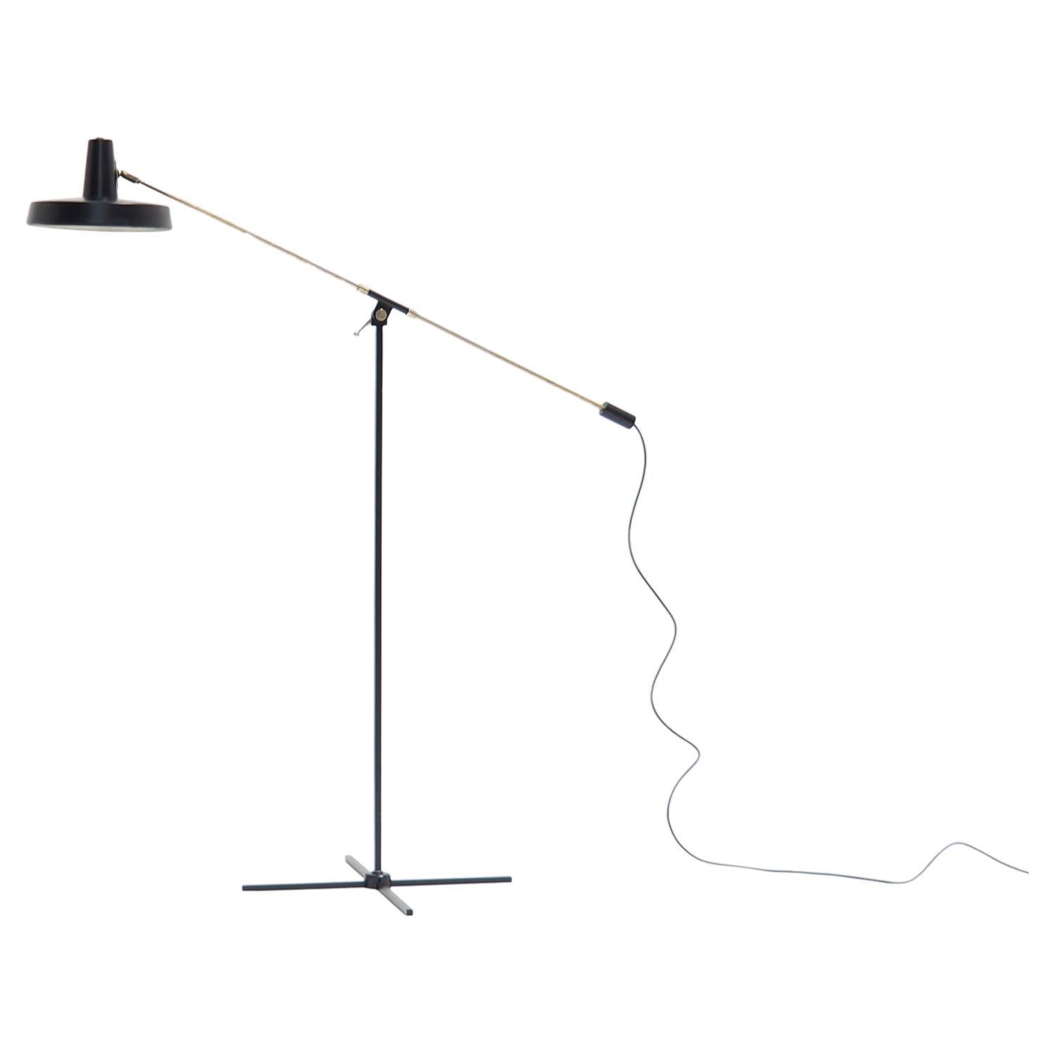 Stehlampe mit Gegengewicht, hergestellt von Boulanger, Belgien