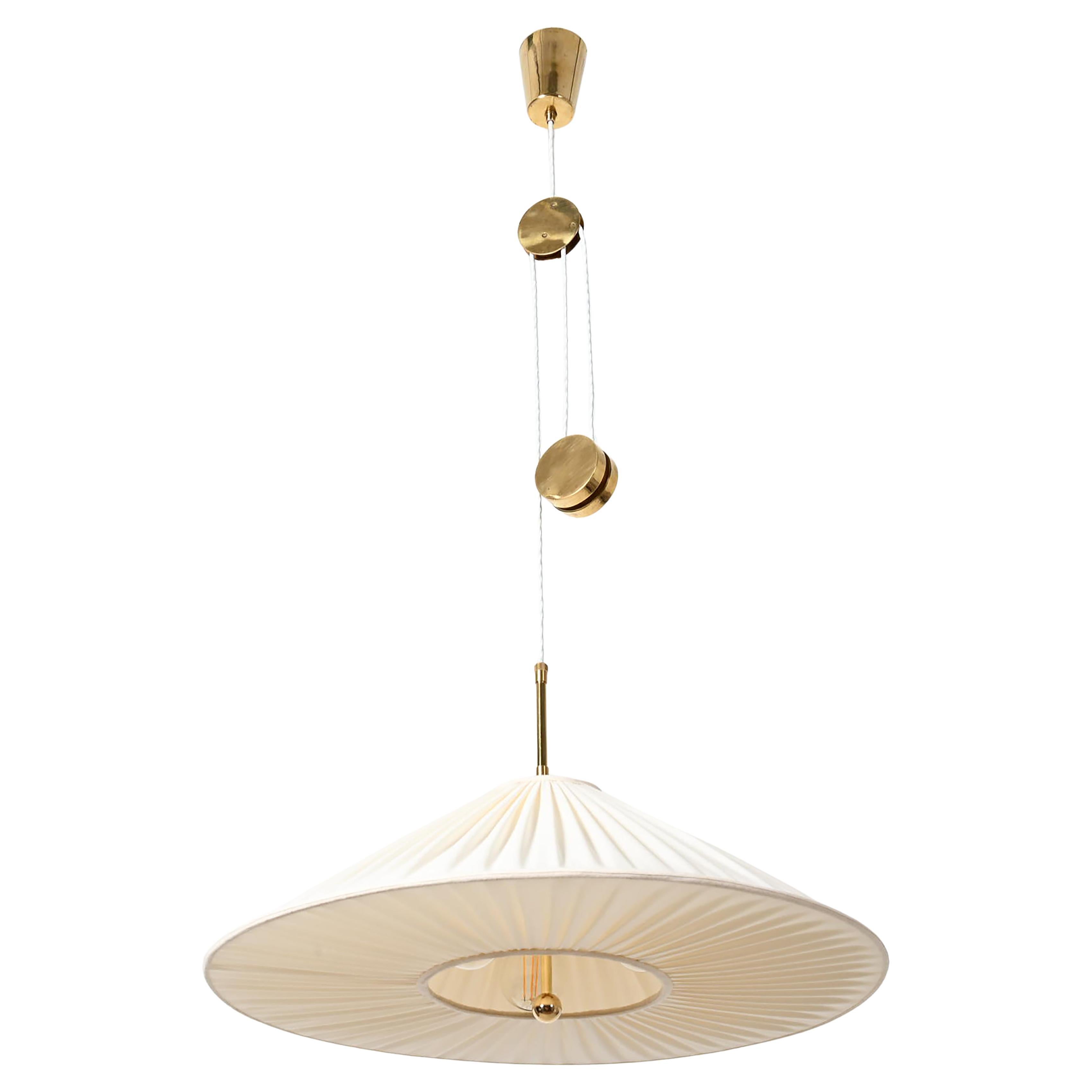 Lampada a sospensione regolabile a contrappeso "Jo-Jo Zug" di Josef Frank