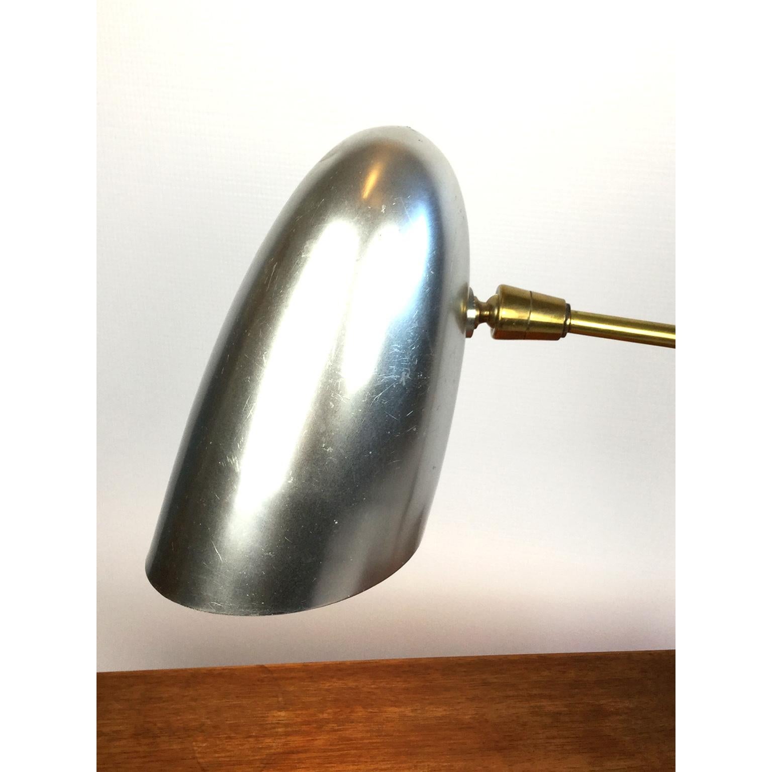 Cast 1950s Counterbalance Brass Desk Table Lamp by Merchant Adventurers Ltd, UK For Sale