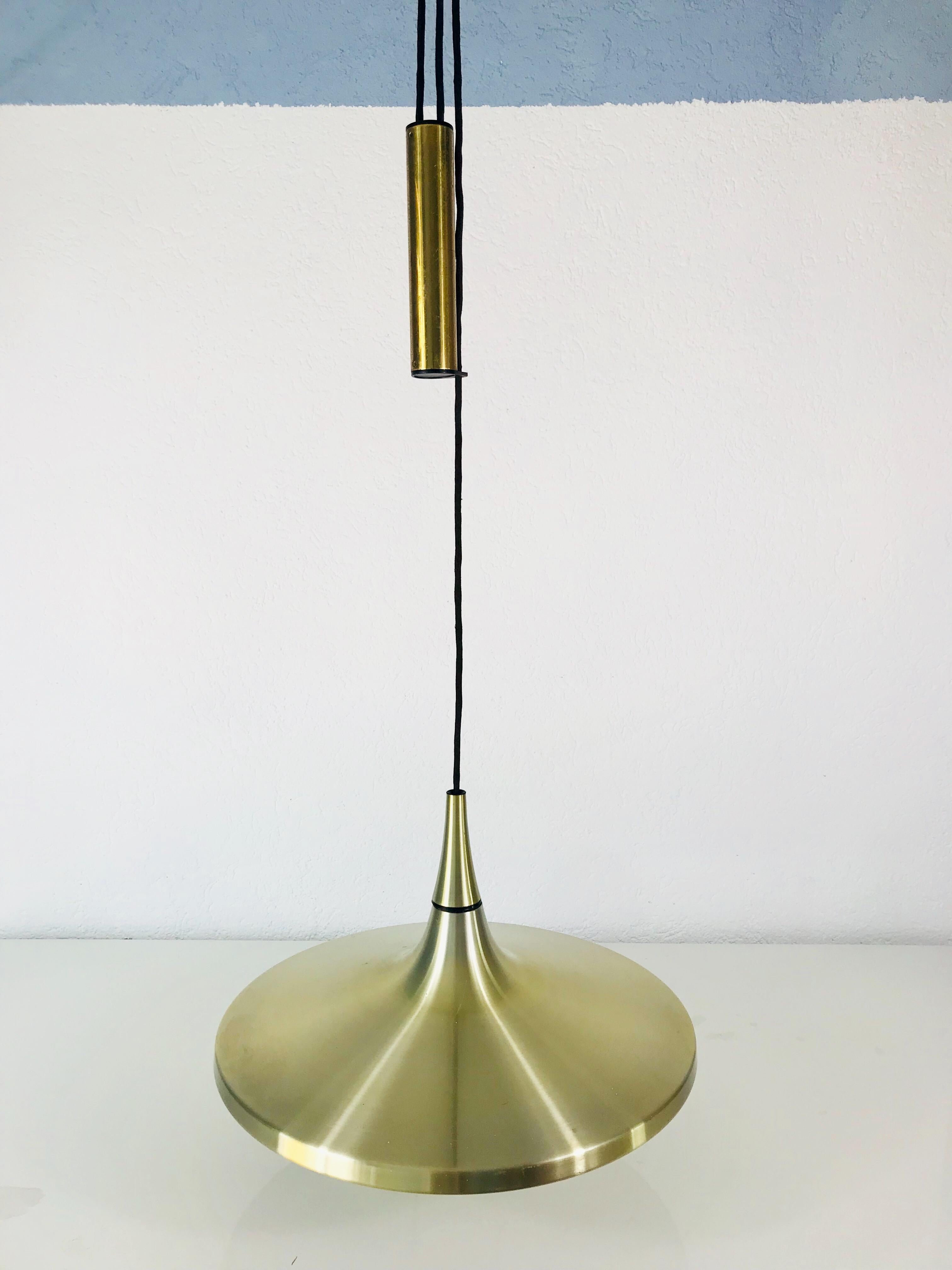 Mid-Century Modern Counterweight Pendant Lamp by Erco, 1970s