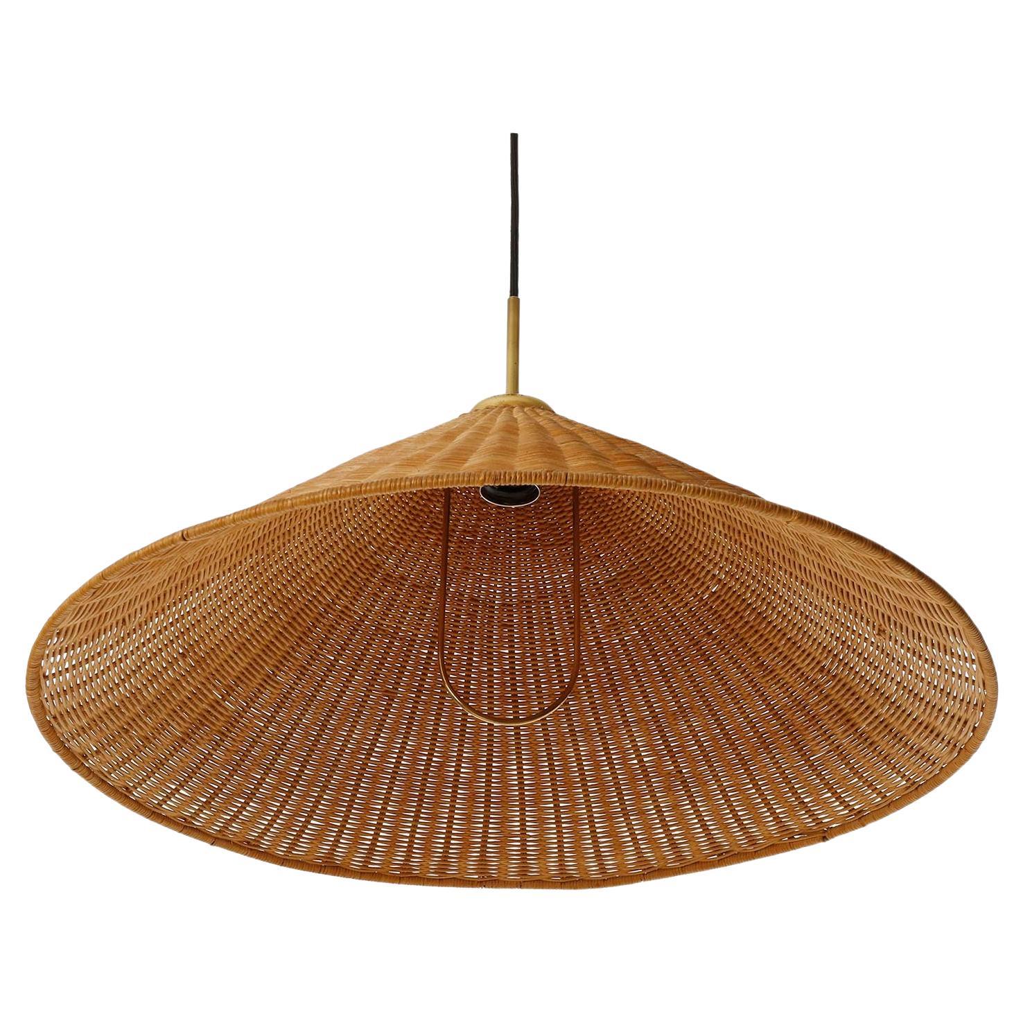 Lampada a sospensione a contrappeso di J&T. Kalmar, Josef Frank, Vimini in ottone, anni '50 in vendita 3