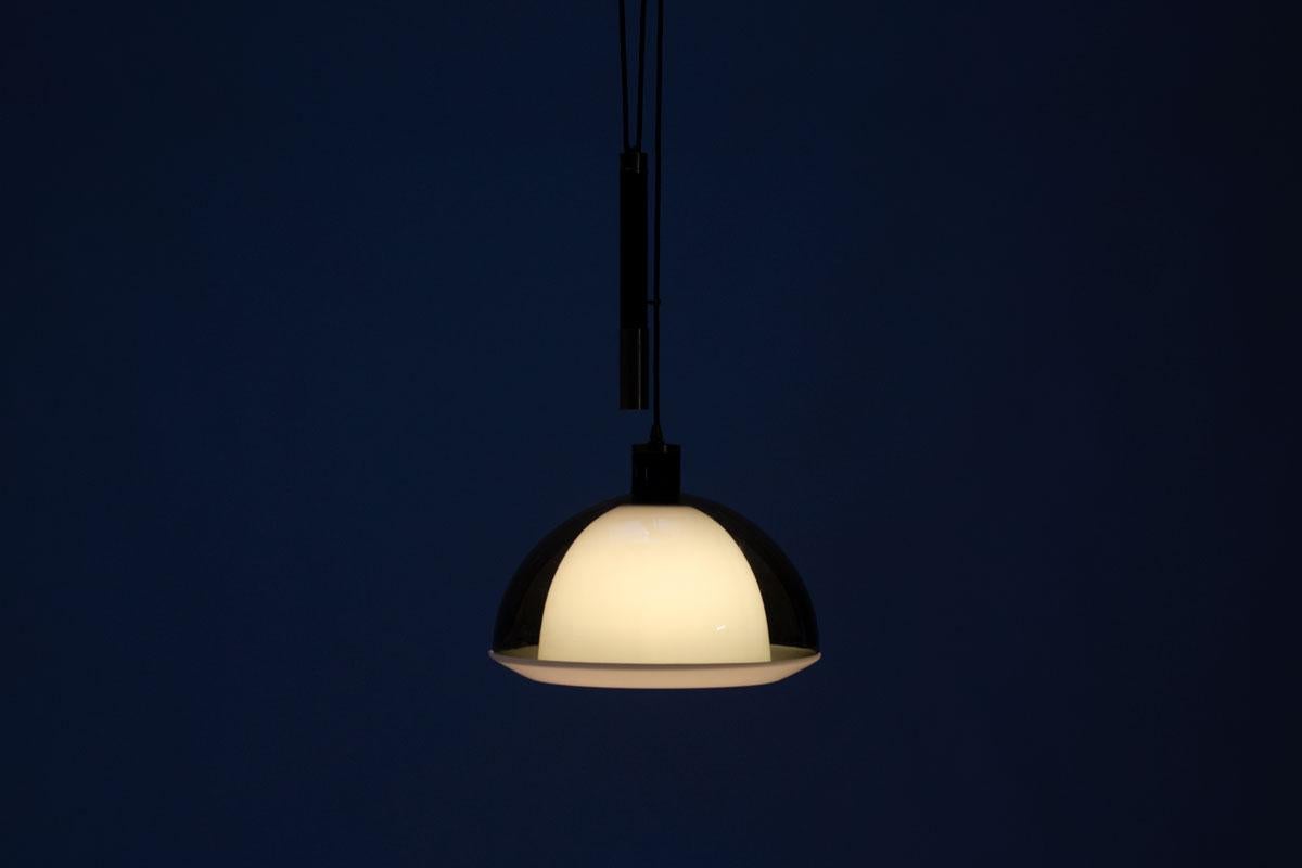 Counterweight pendant light by Stilux Milano, 1965 For Sale 2