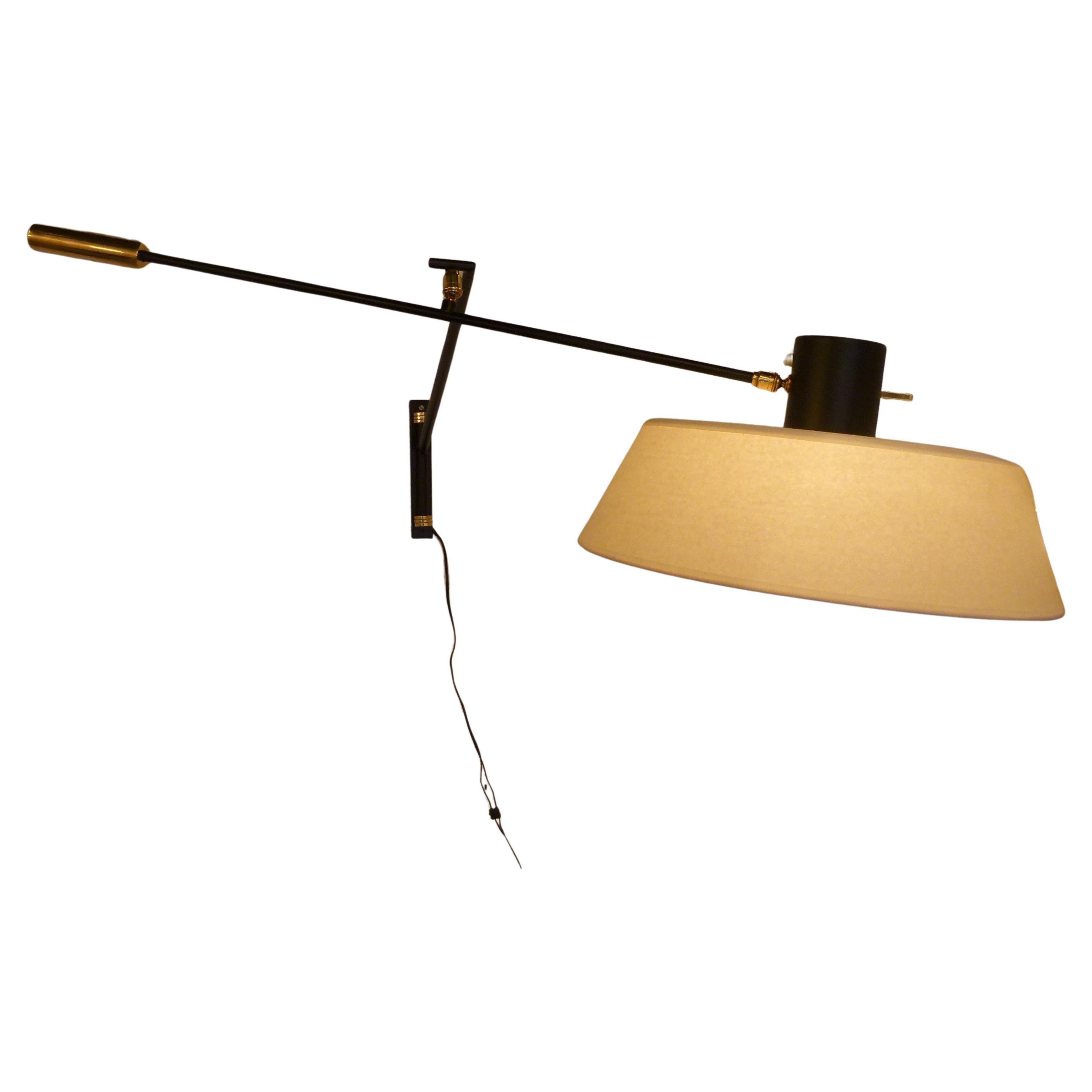 Counterweight sconces, R. Lunel circa 1950 For Sale