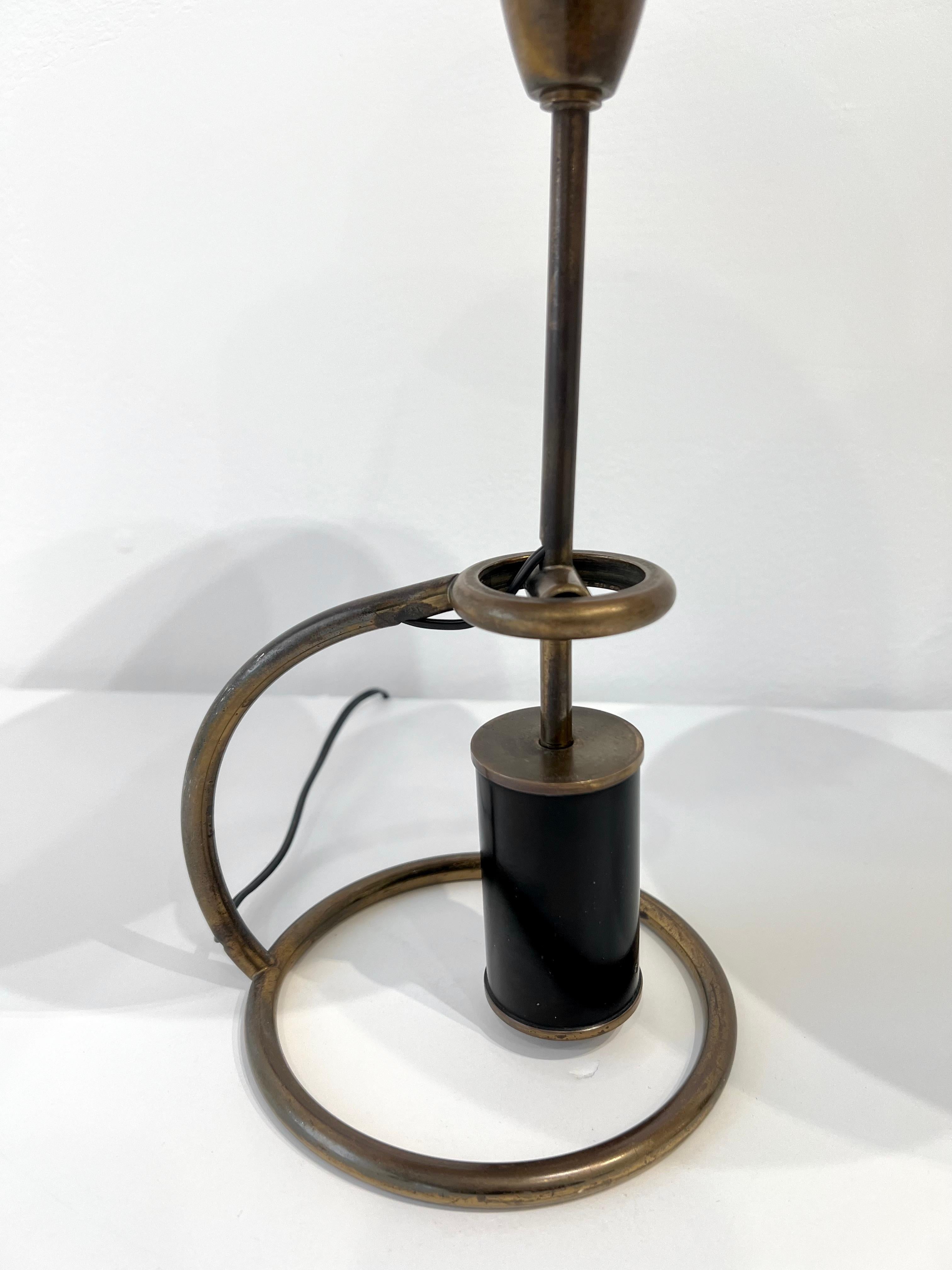 Lámpara de sobremesa de latón Scrittoio de Angelo Lelli para Arredoluce en venta 6
