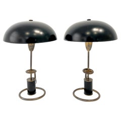 Lampe de bureau Scrittoio en laiton par Angelo Lelli pour Arredoluce