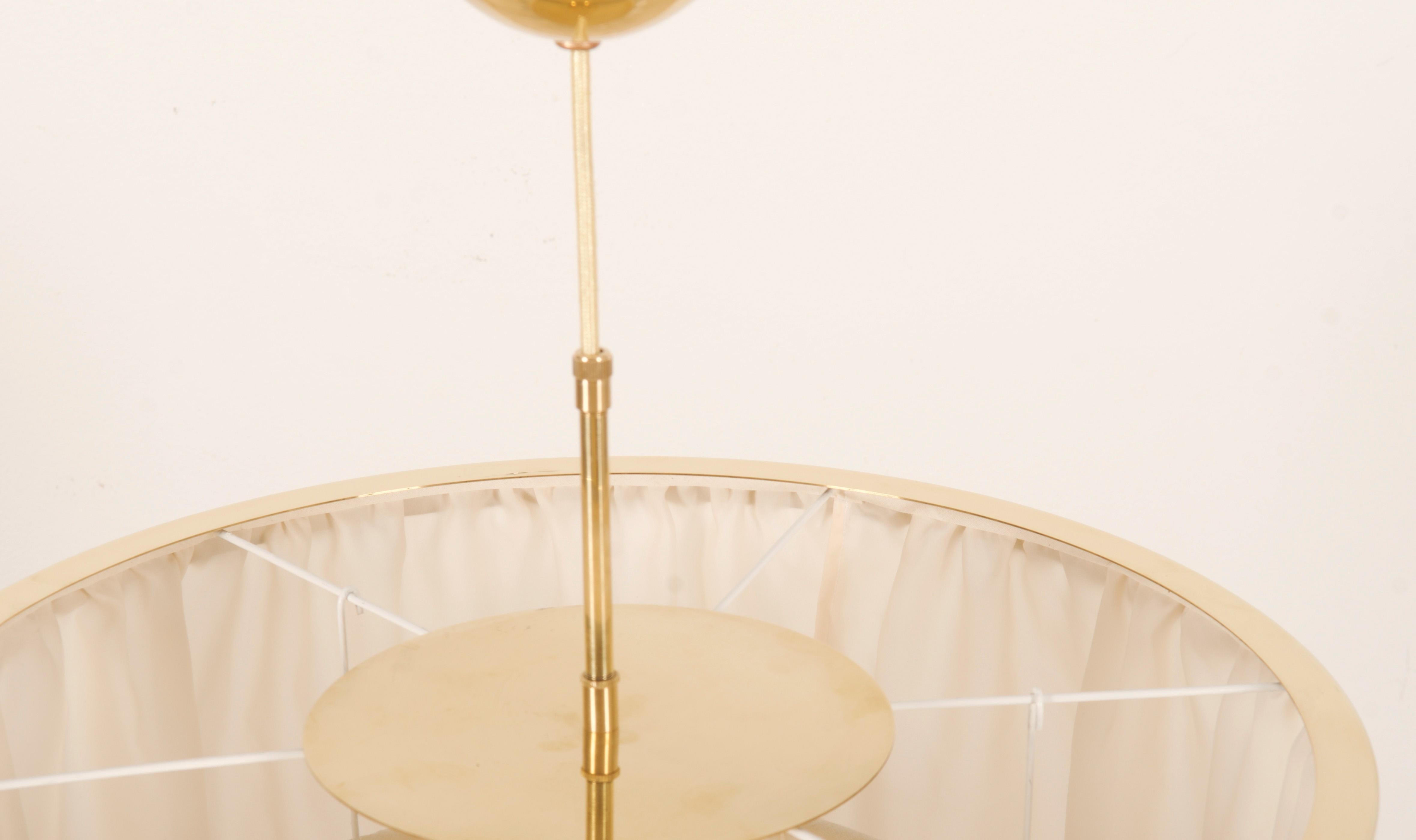 Counterweight Silk Pendant Lamp by J.T. Kalmar Designed by Adolf Loos 1
