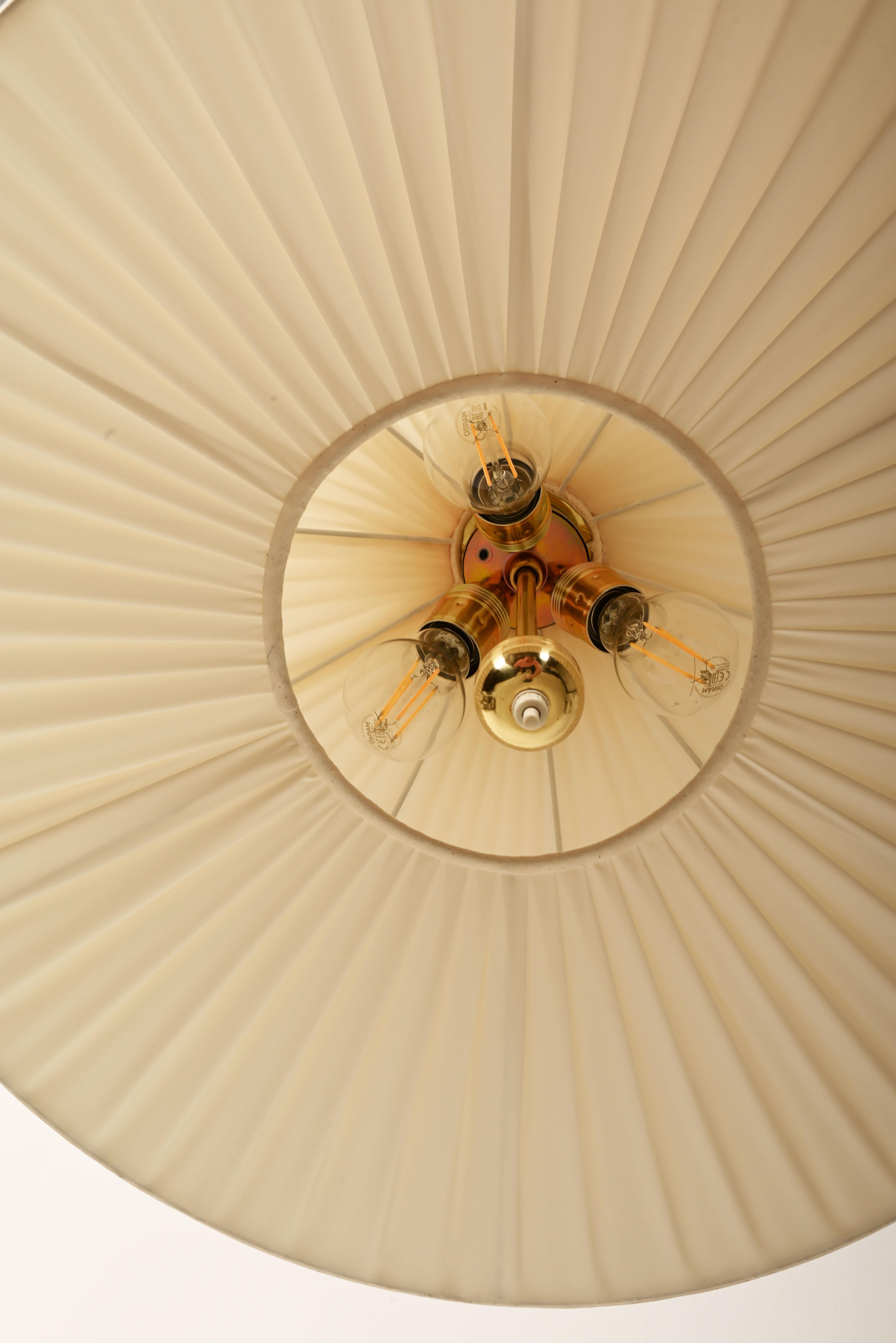 Counterweight Silk Pendant Light Attributed to Josef Frank 6