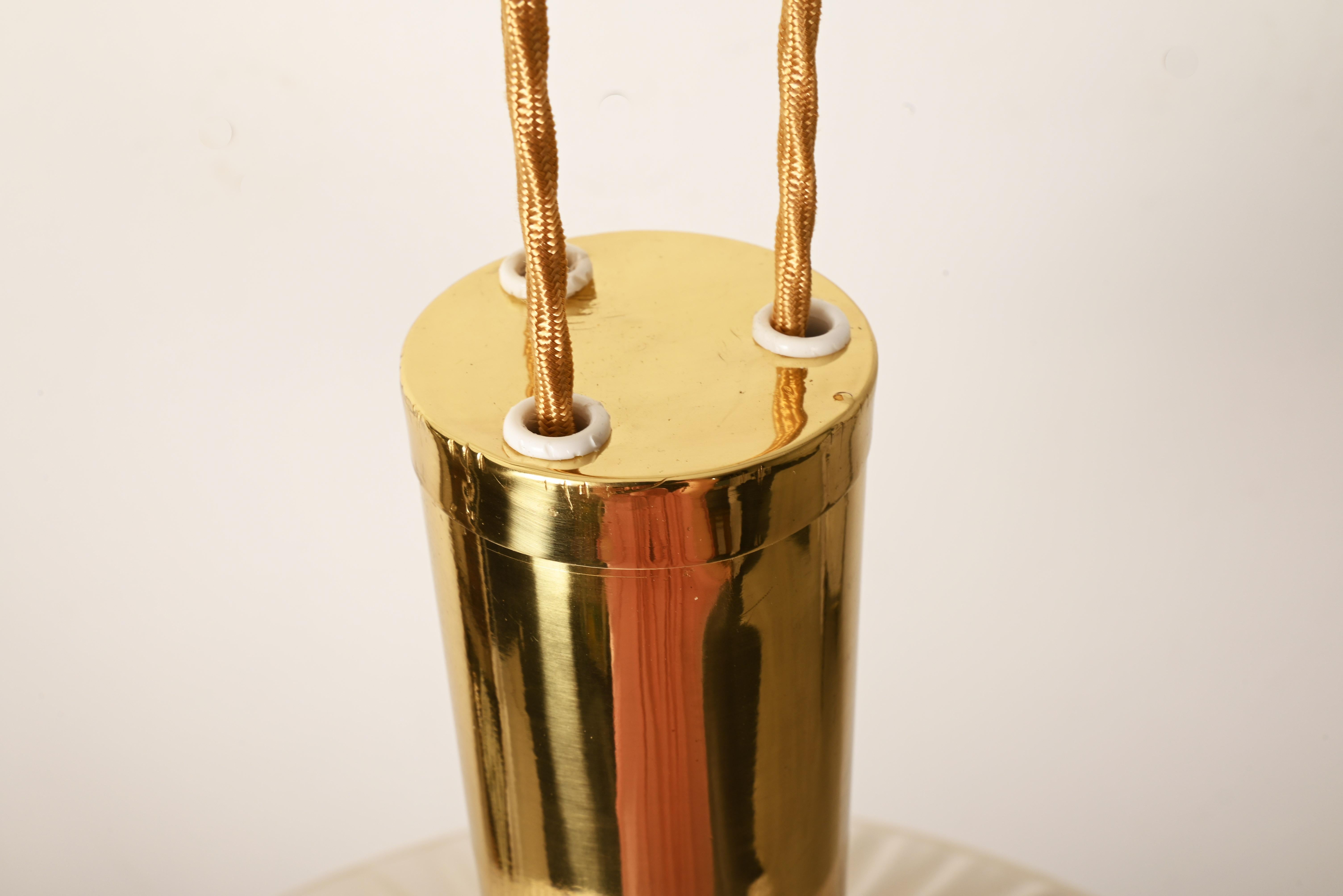 Counterweight Silk Pendant Light Attributed to Josef Frank 2