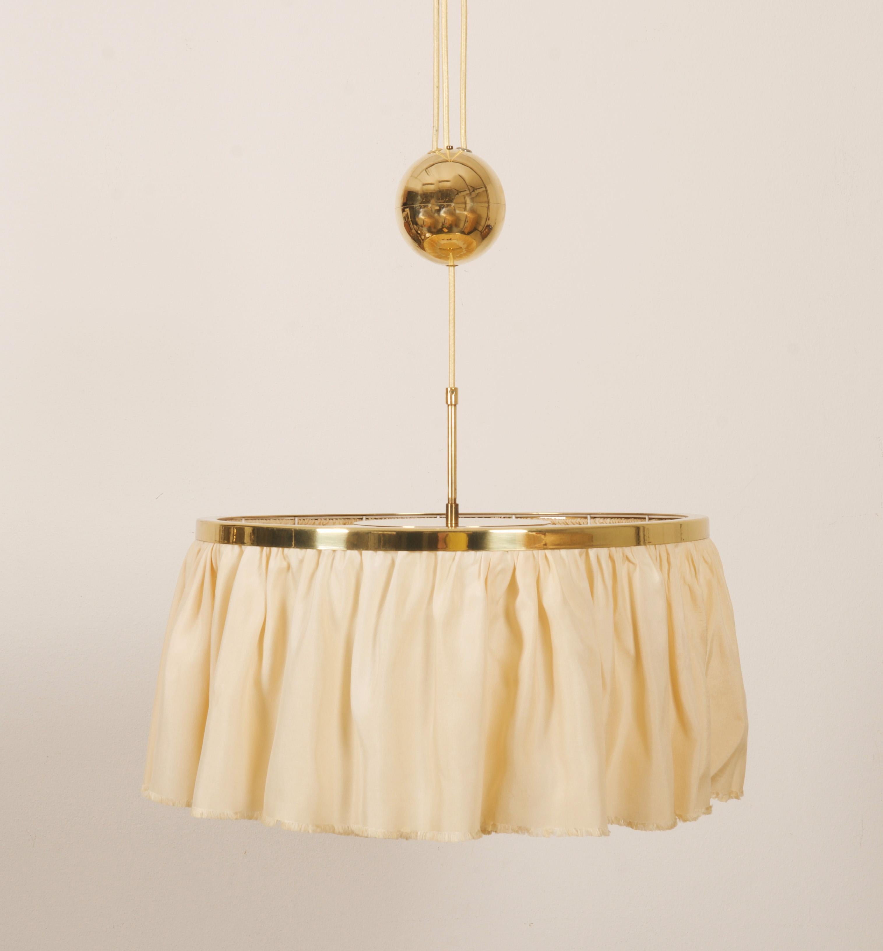 Counterweight Silk Pendant Light by J.T. Kalmar Designed by Adolf Loos 4