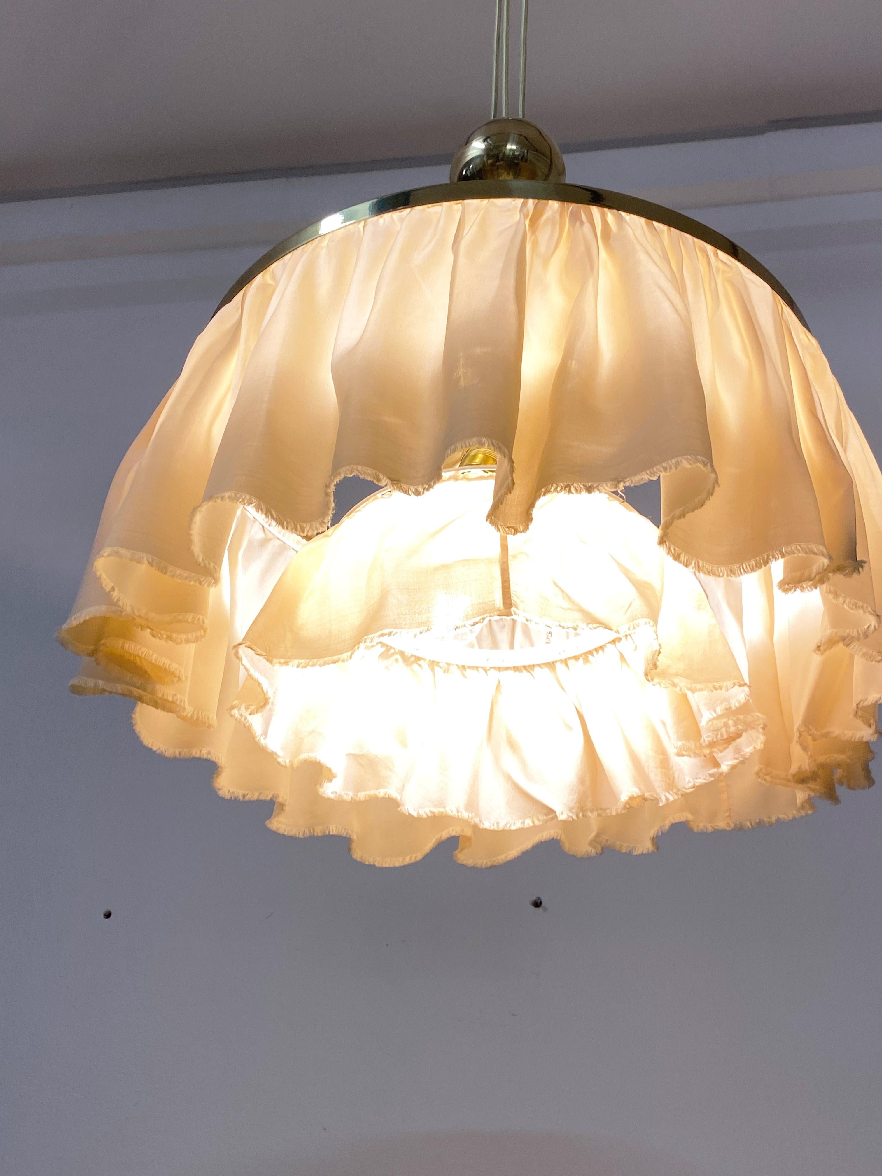 Counterweight Silk Pendant Light by J.T. Kalmar Designed by Adolf Loos 7