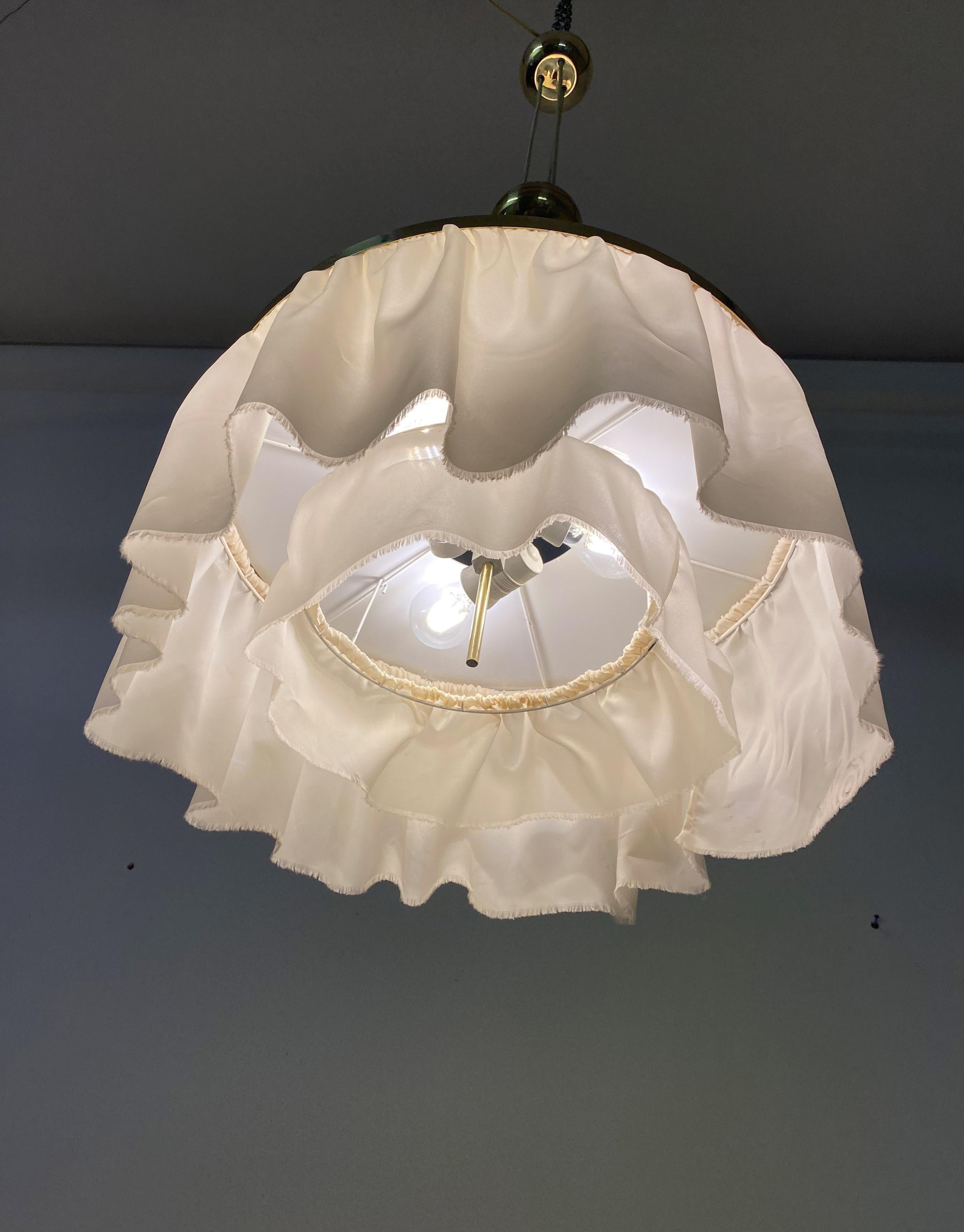 Counterweight Silk Pendant Light by J.T. Kalmar Designed by Adolf Loos 7