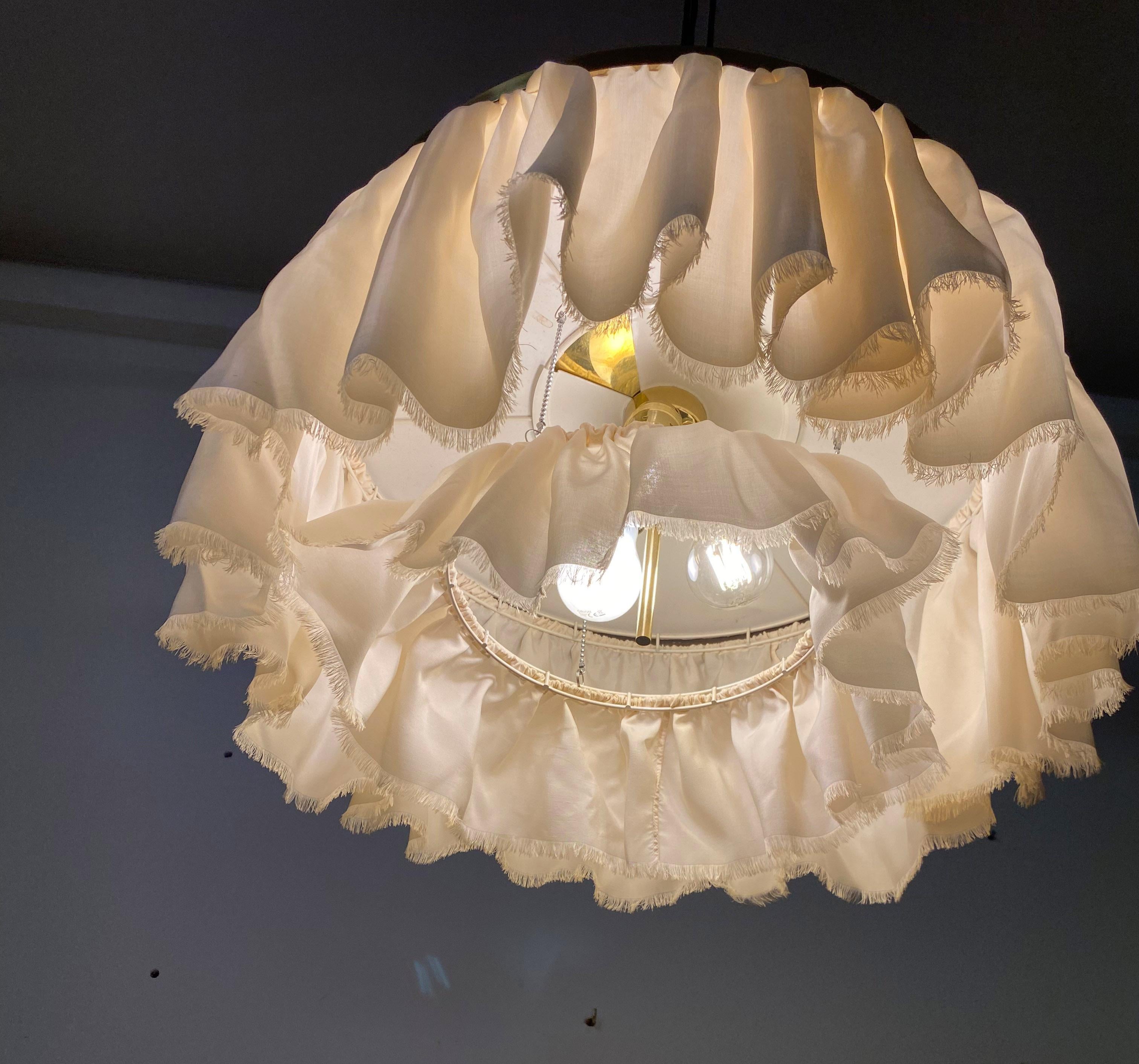 Counterweight Silk Pendant Light by J.T. Kalmar Designed by Adolf Loos For Sale 9