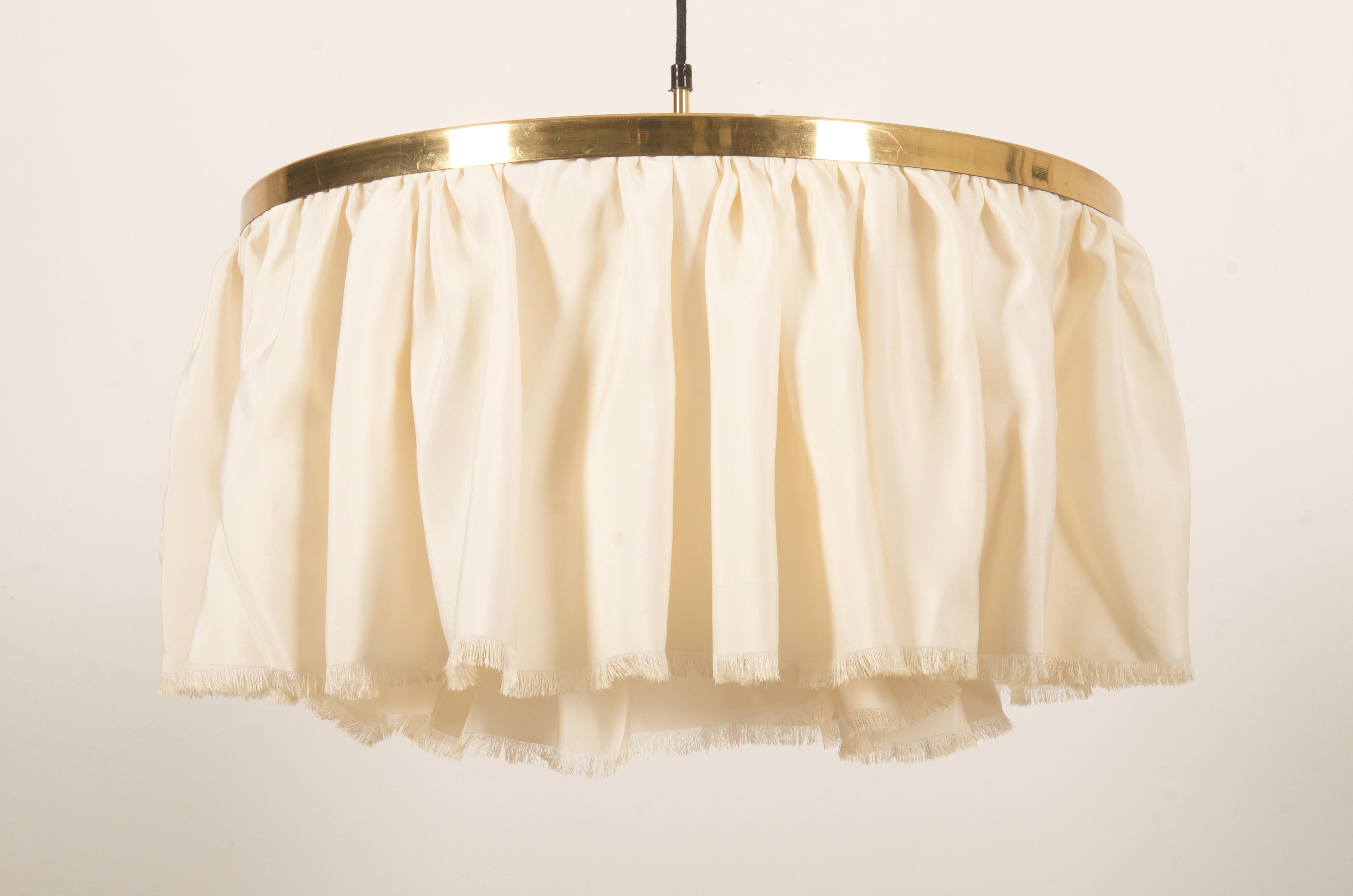 Counterweight Silk Pendant Light by J.T. Kalmar Designed by Adolf Loos For Sale 1