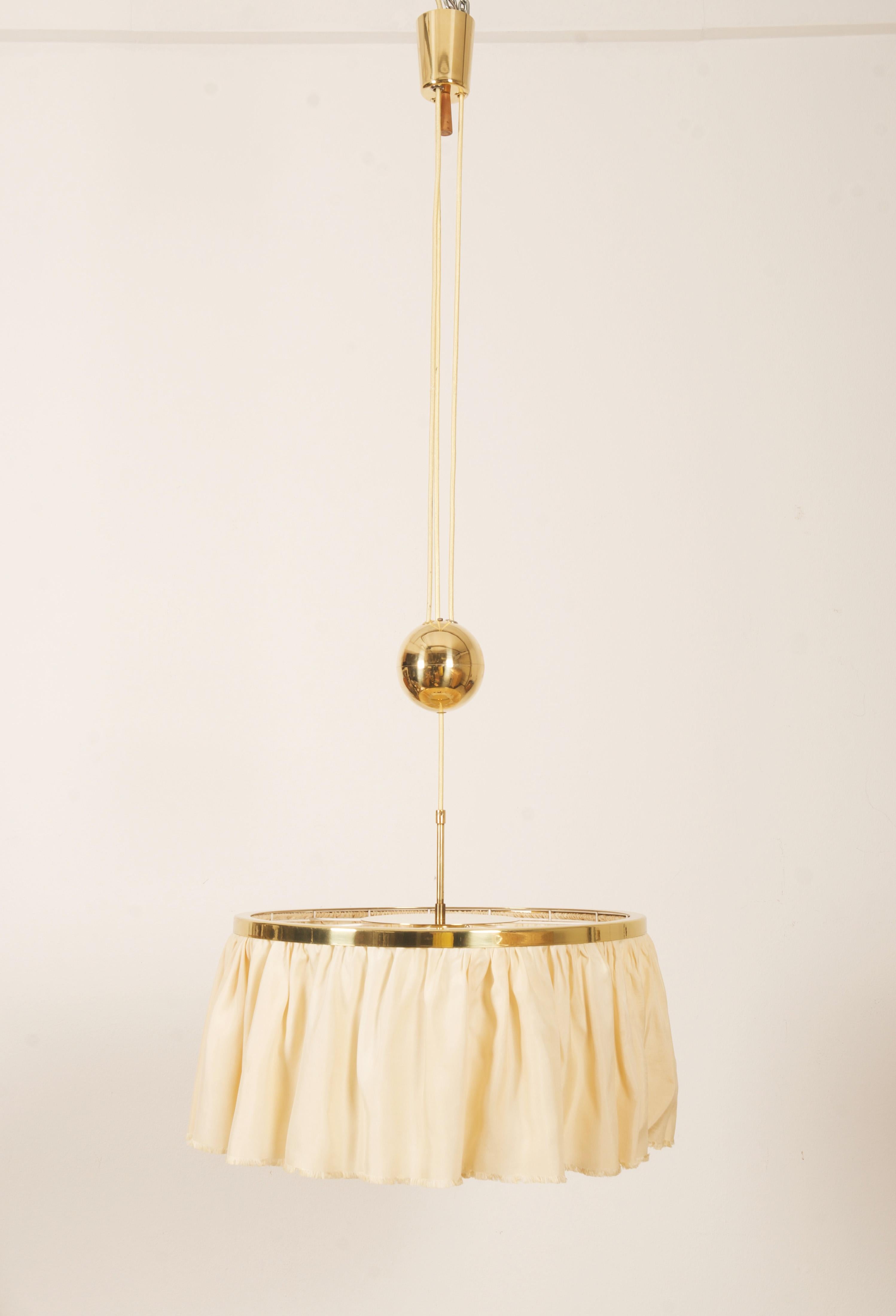 Counterweight Silk Pendant Light by J.T. Kalmar Designed by Adolf Loos 2