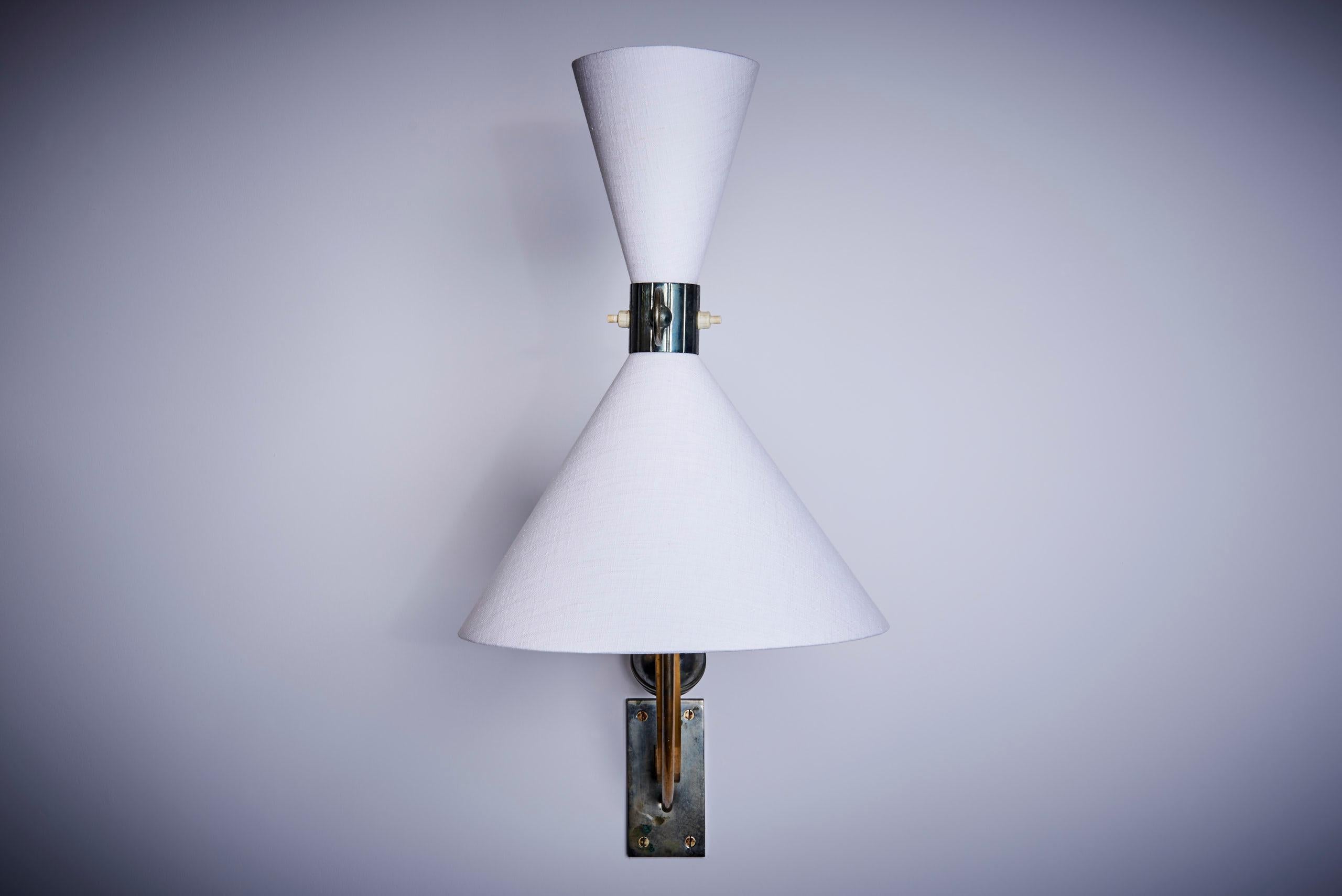 Counterweight Wall Lamp with adjustable height, 1950s - France For Sale 2