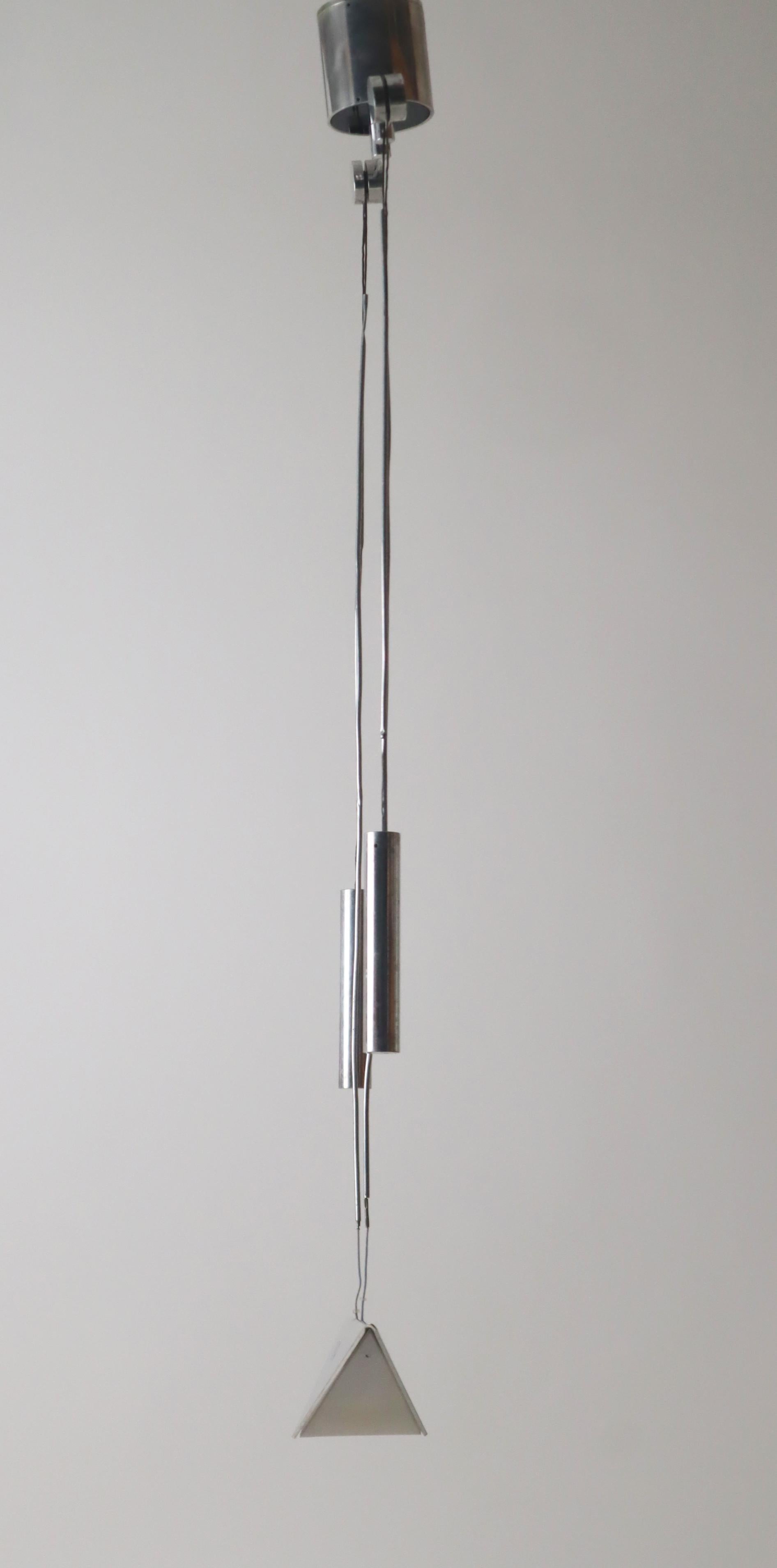 Counterweihgt Pendant made of Aluminium from the 1980s For Sale 12