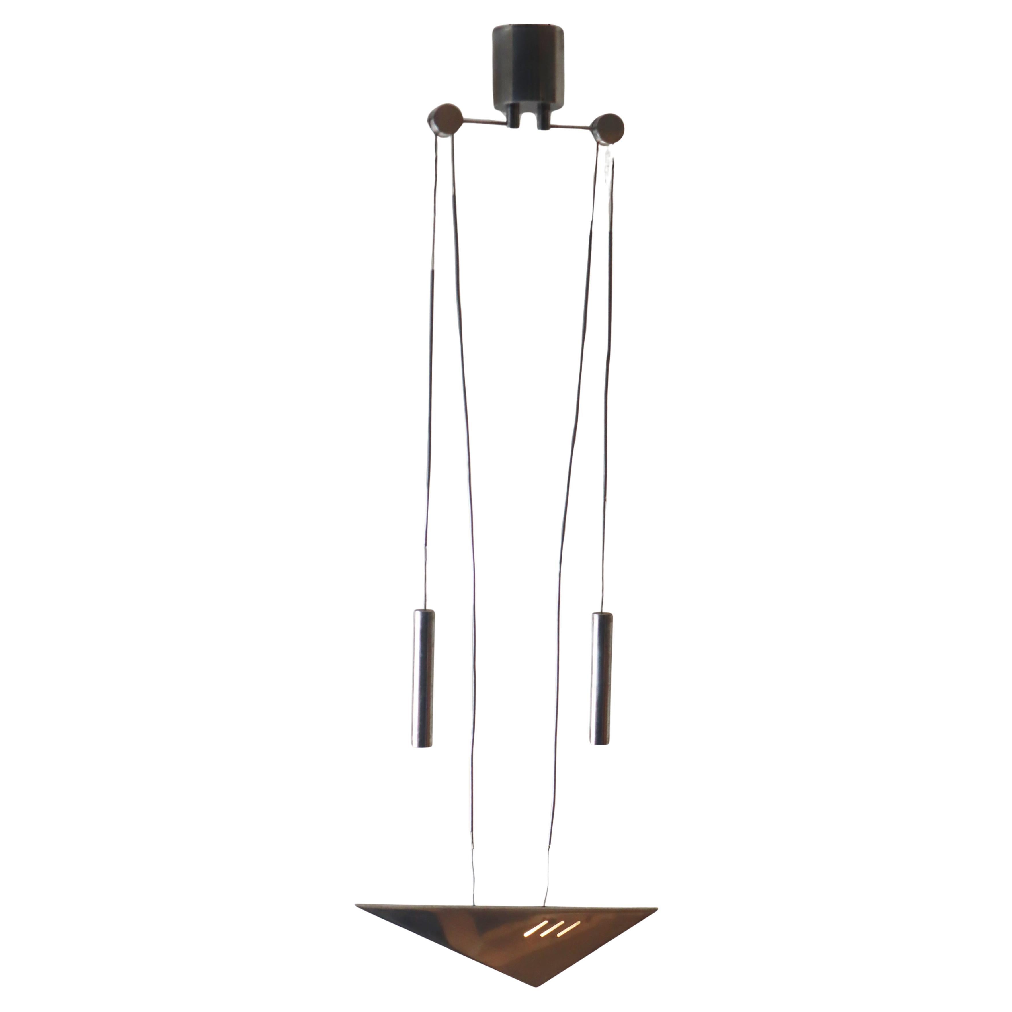 Counterweihgt Pendant made of Aluminium from the 1980s For Sale