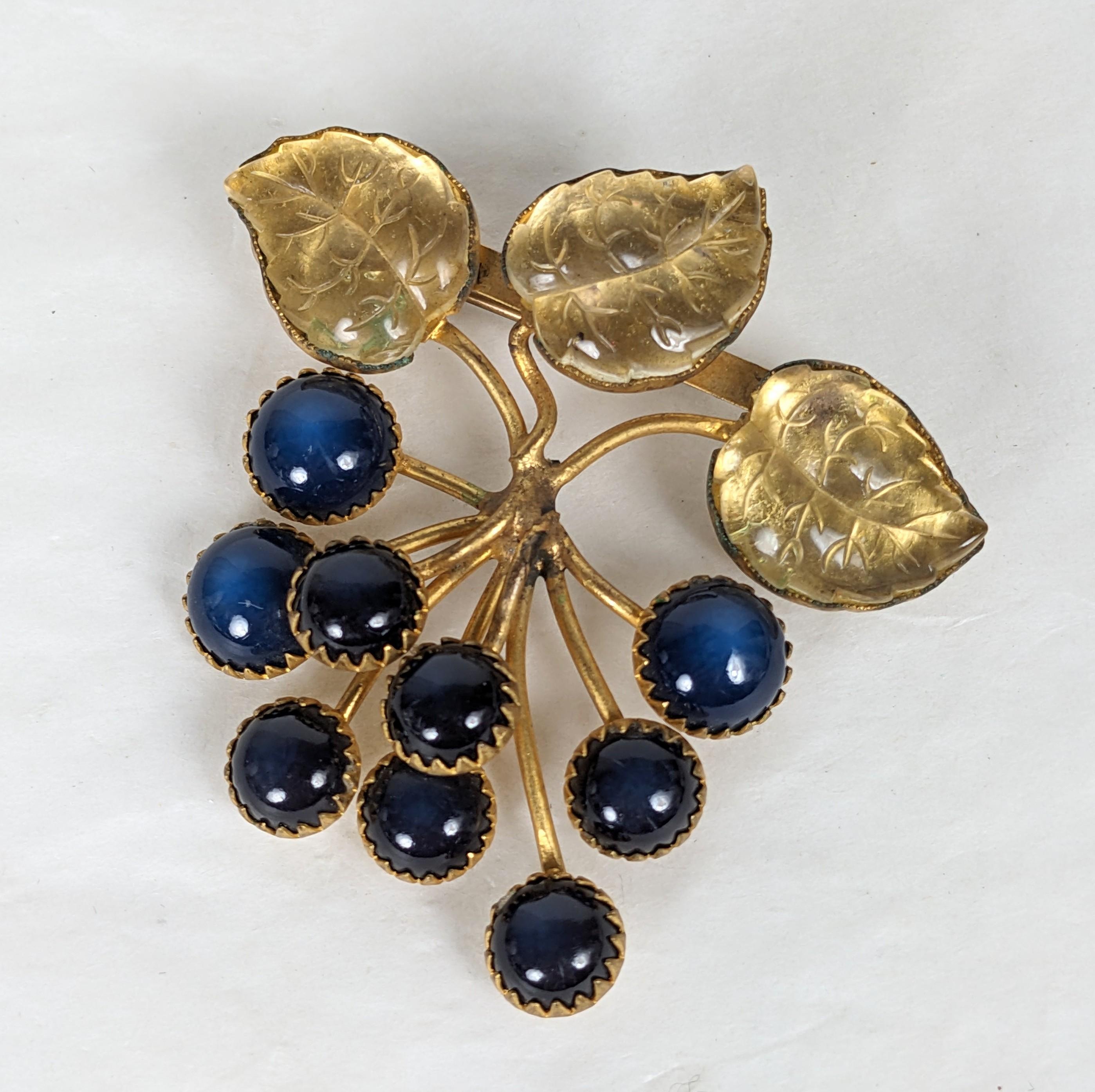Artisan  Countess Cis Berry Brooch For Sale