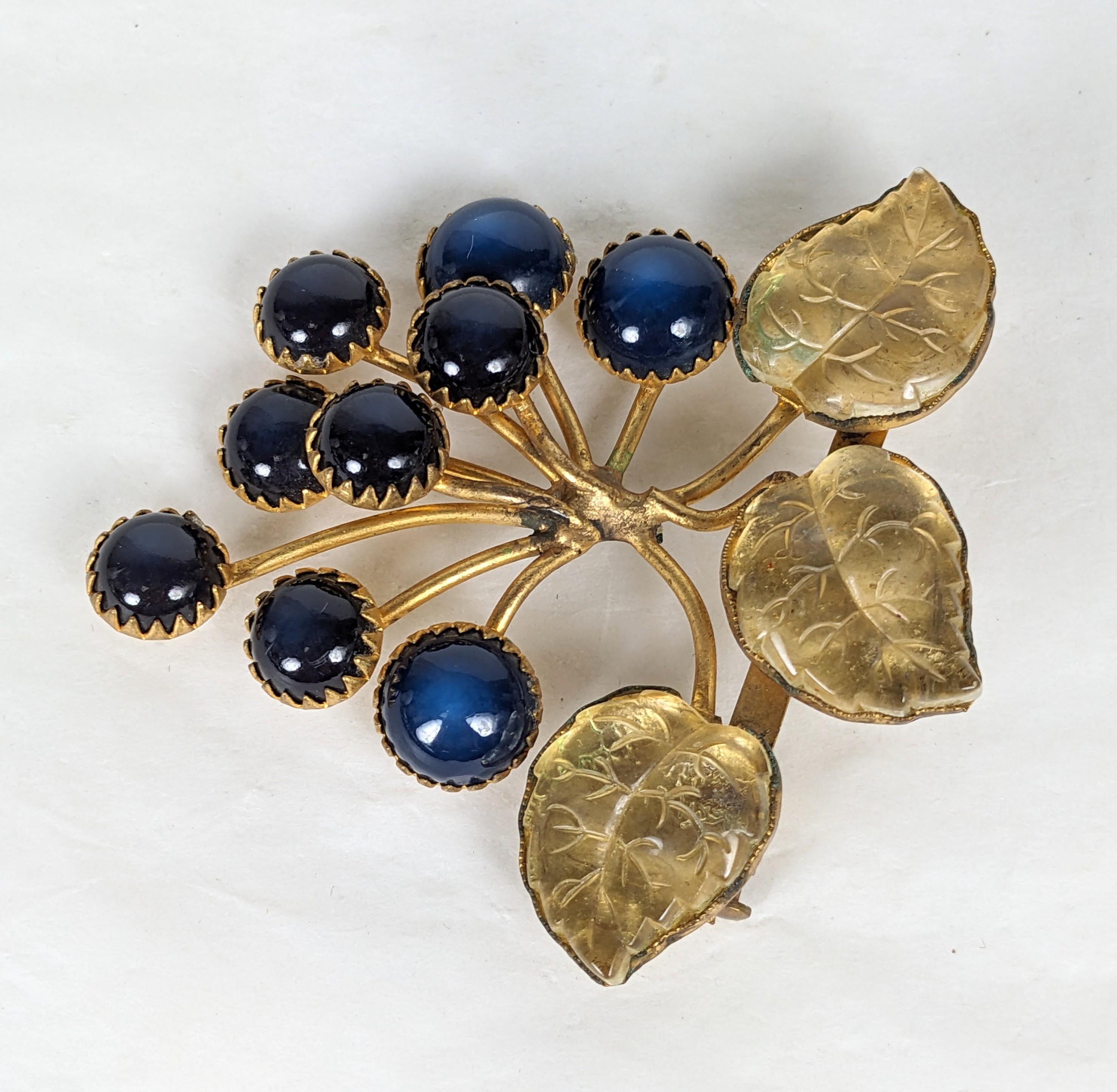 Women's or Men's  Countess Cis Berry Brooch For Sale