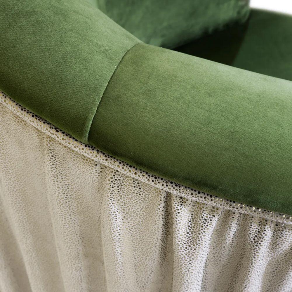 Brass Countess Metal Base Chair For Sale