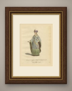 Countess of Holland and Zealand in 1200, Jefferys Costume Plate, 1757