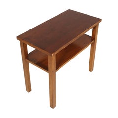 Country 1920s Art Deco Occasional Table, Coffee Table, in Walnut, Wax-Polished