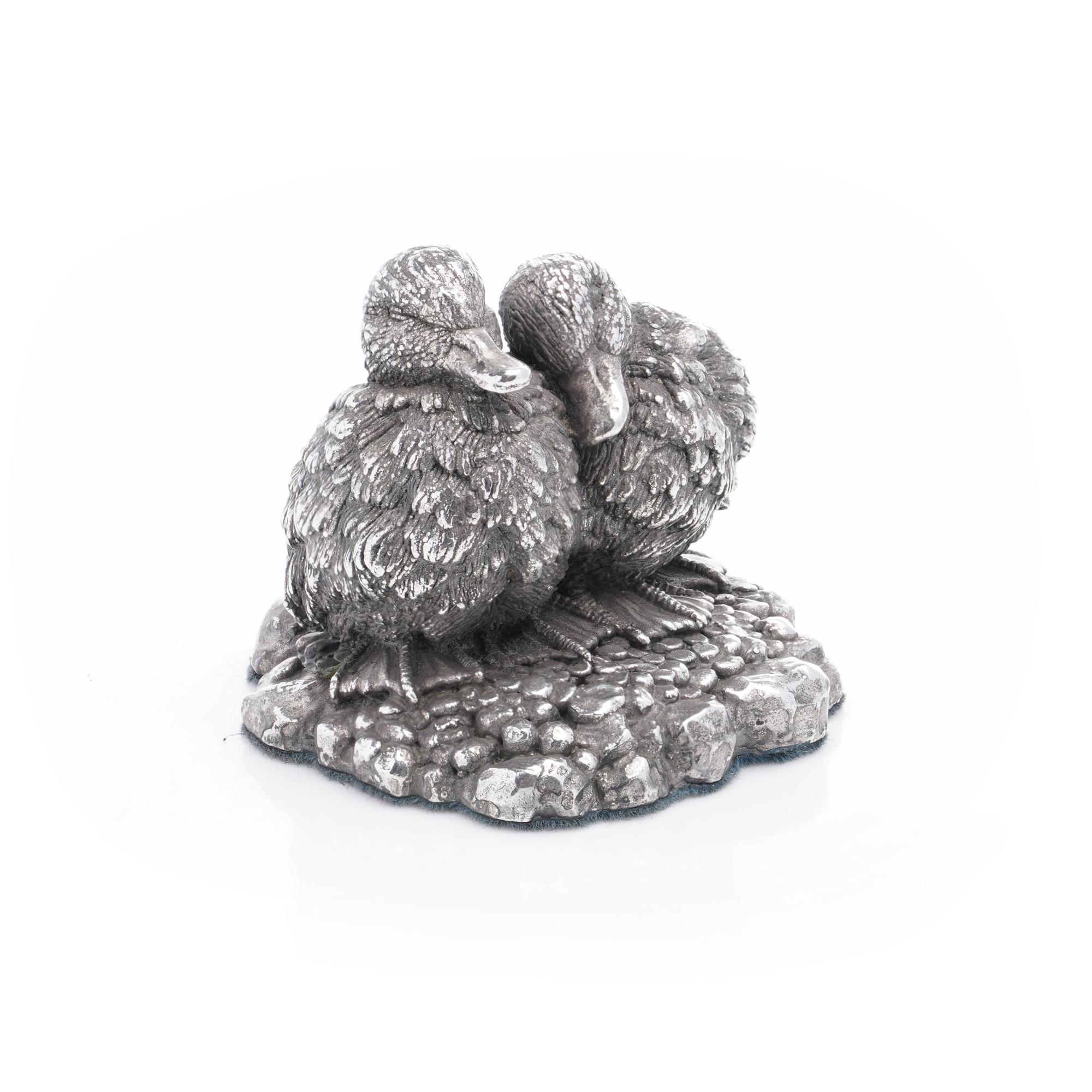 Coppia di anatre in argento di Country Artistics In condizioni buone in vendita a Braintree, GB