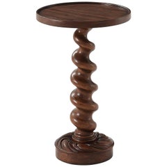 Country Barley Twist Wine Table