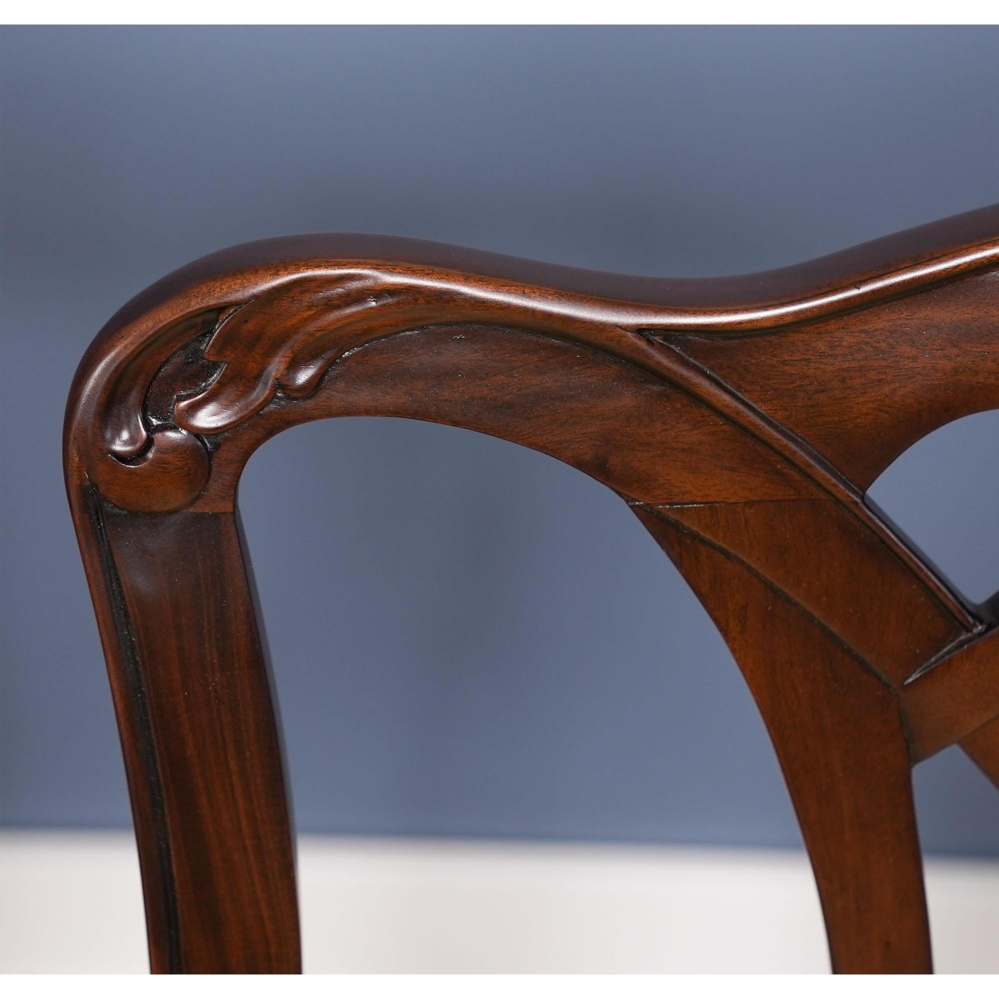 Chaises Chippendale de campagne, ensemble de 10 pièces en vente 5