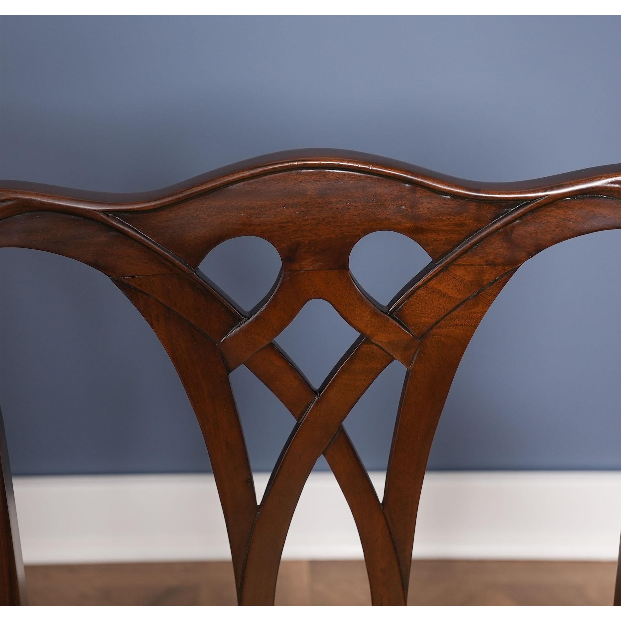 Chaises Chippendale de campagne, ensemble de 10 pièces en vente 6