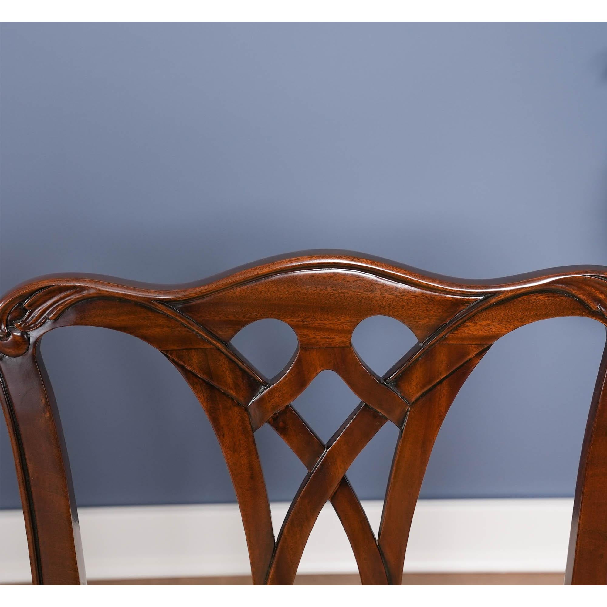 Chaises Chippendale de campagne, ensemble de 10 pièces en vente 14