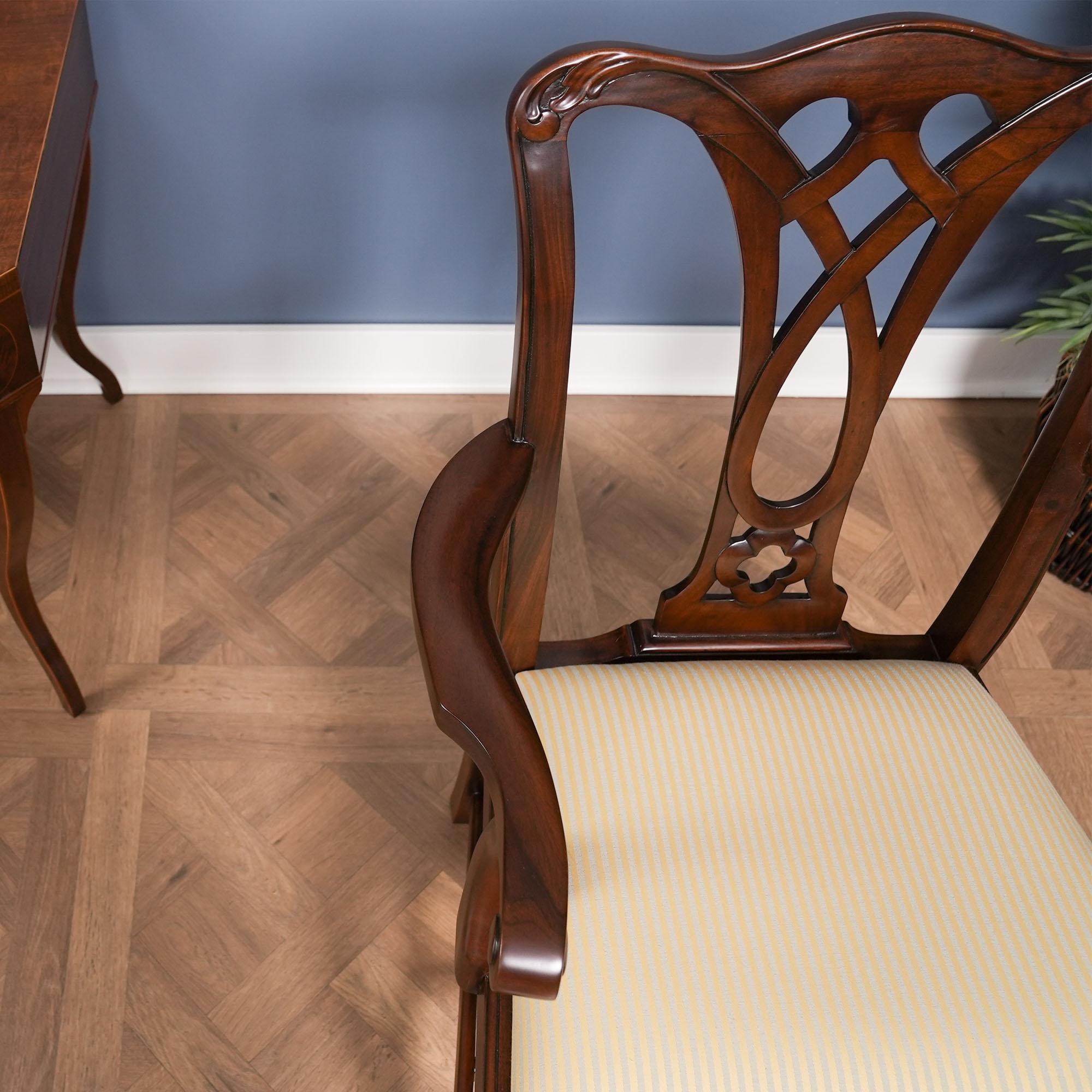 Chaises Chippendale de campagne, ensemble de 10 pièces en vente 3