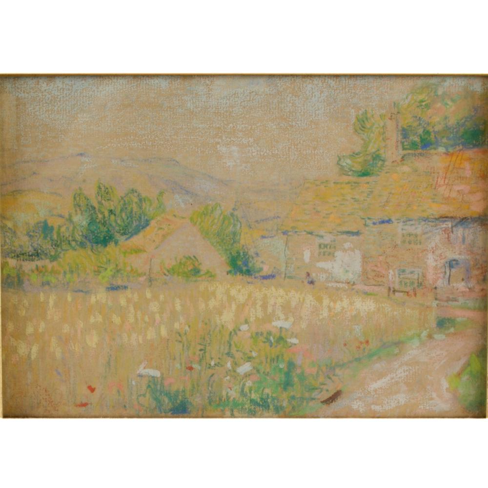 Country Cottage Painting In Good Condition For Sale In Philadelphia, PA
